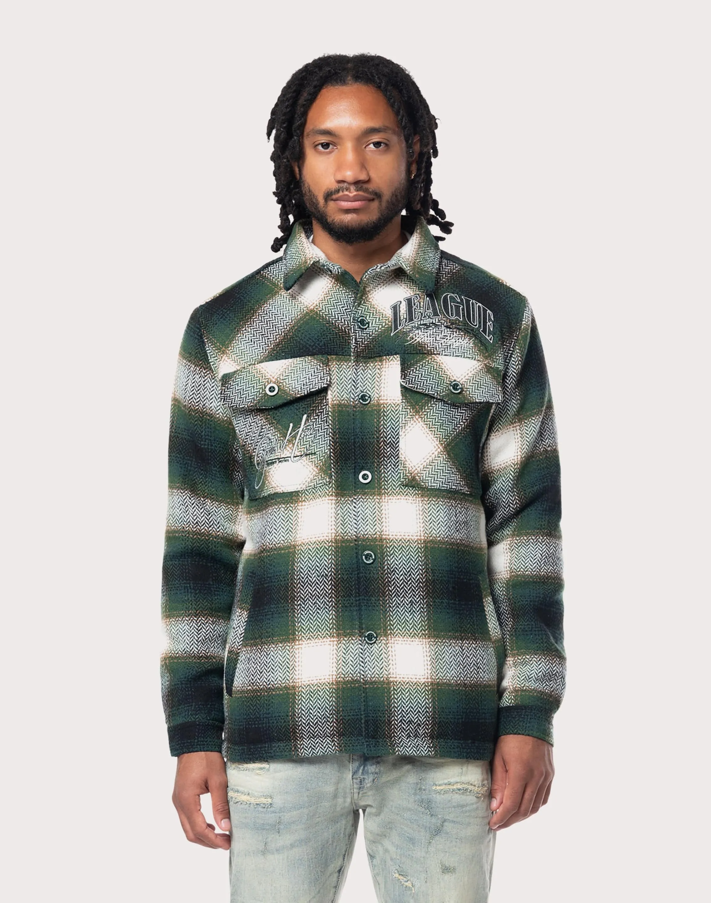 Velvet Soul Grindhouse Plaid Shacket