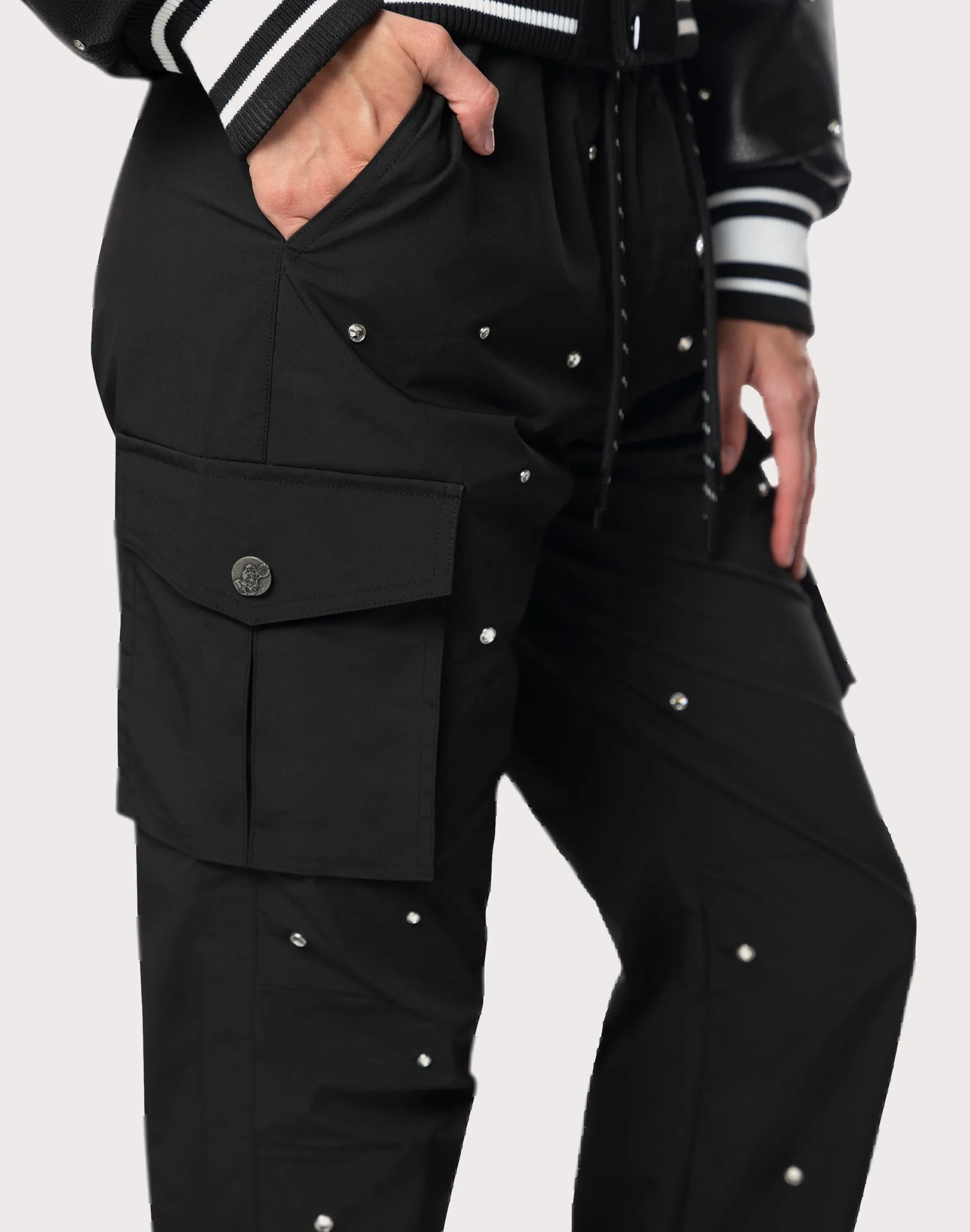Grindhouse Rhinestone Black Pants Spirit Core clean look