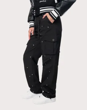 Grindhouse Rhinestone Black Pants Tropical Glow warm glow