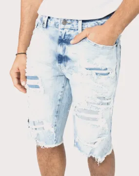 Grindhouse Rip N Repair Denim Shorts Motion Core