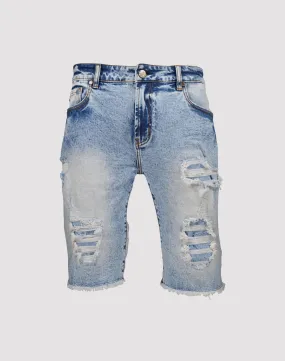 Grindhouse Rip N Tear Denim Shorts ComfortStretch