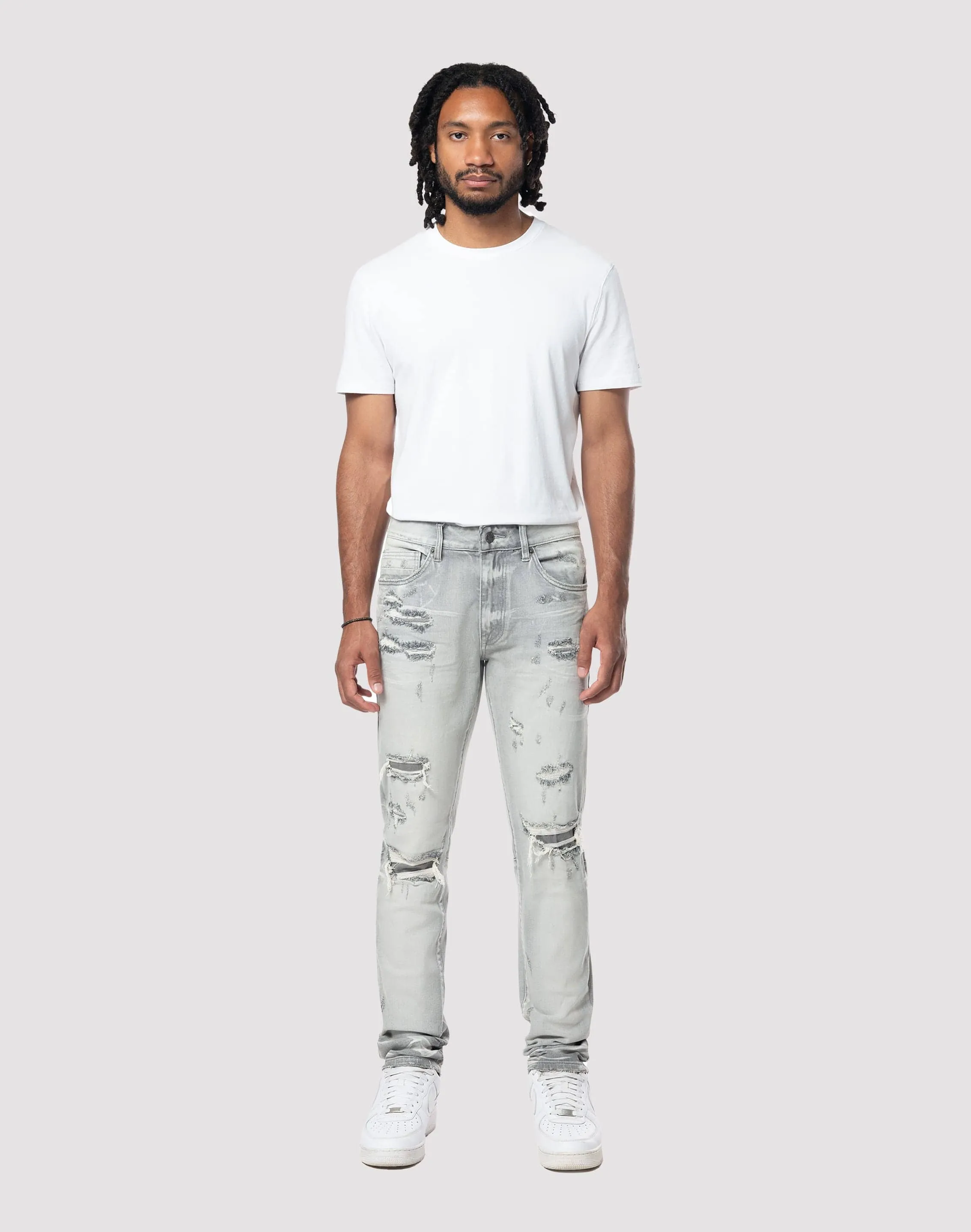 Fast Fit LowProfile Fasteners Grindhouse Rip N Tear Slim Fit Jeans