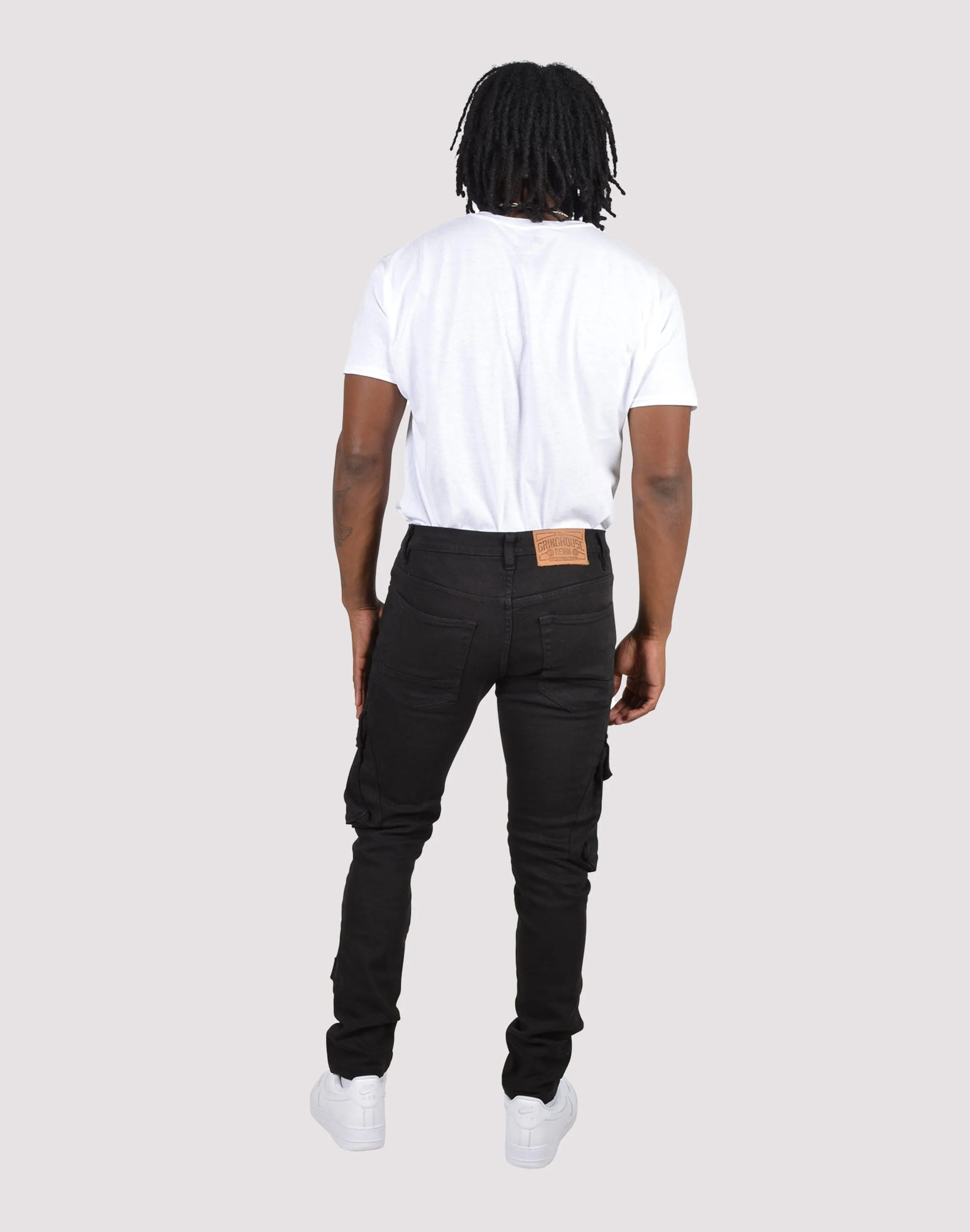 SweatWickingLining Grindhouse Side Cargo Multi Pocket Denim Jeans