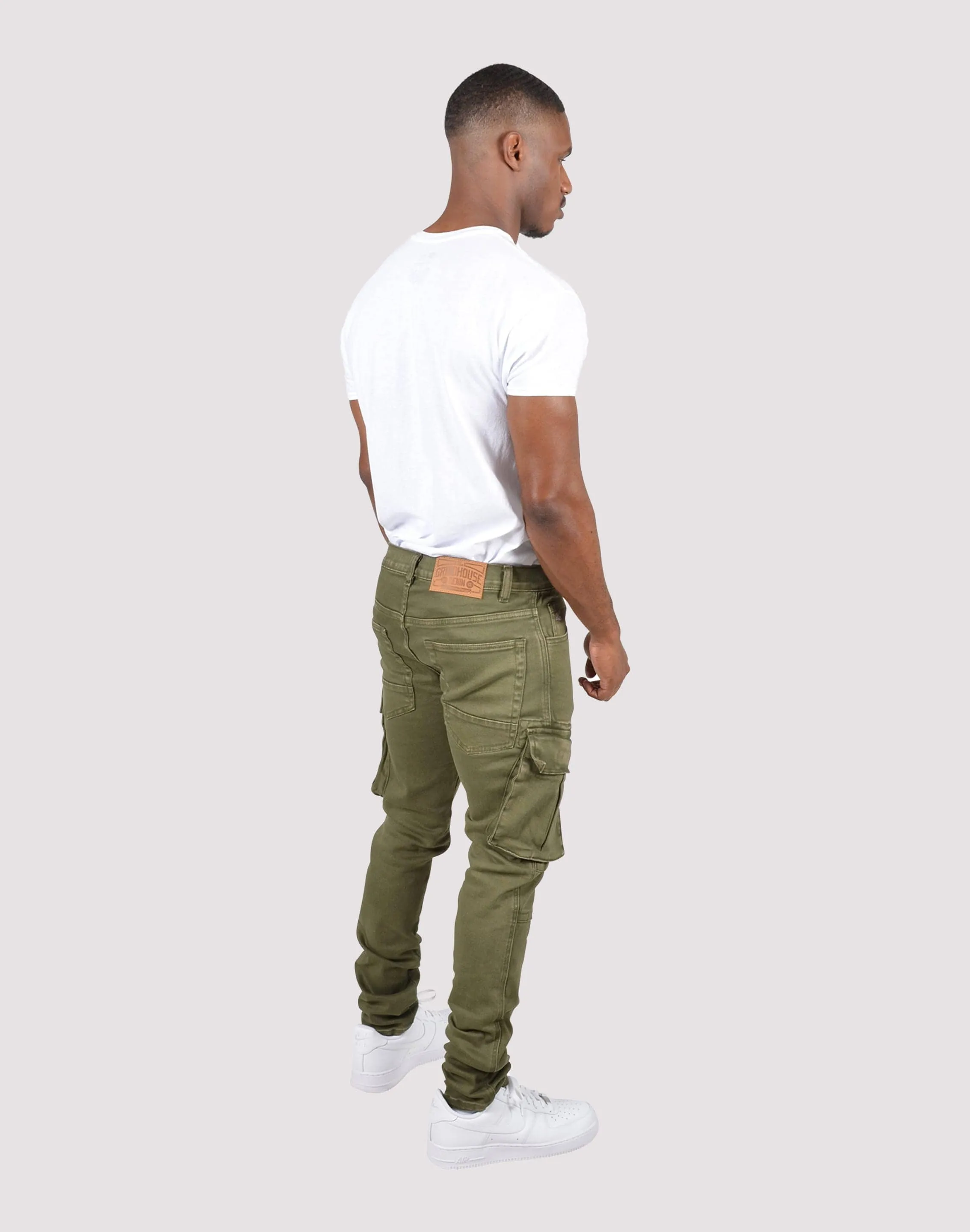 MultiDirectionalFlex Easy Go Grindhouse Side Cargo Pocket Denim Jeans