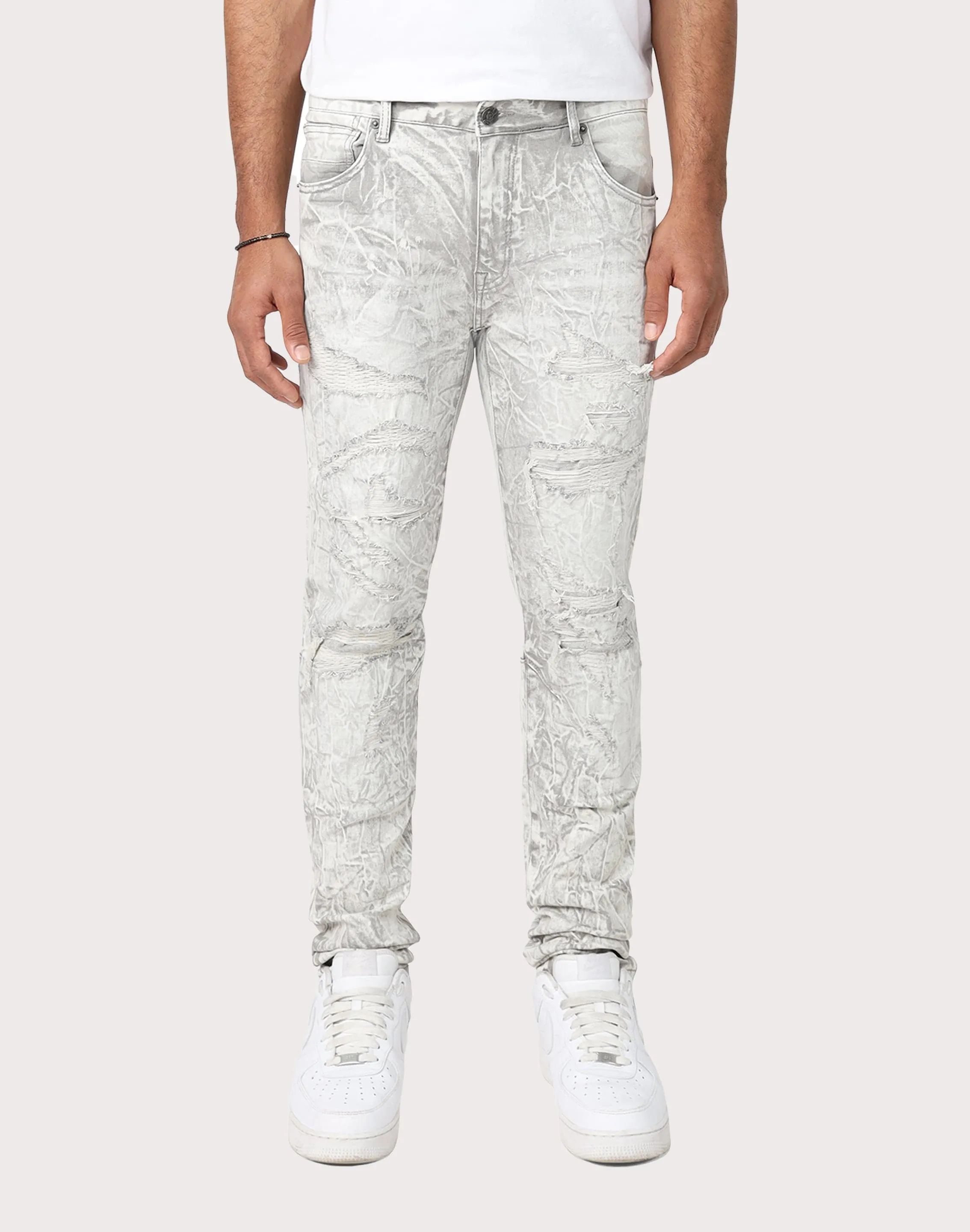 Grindhouse Slim Fit Mineral Wash Denim Jeans Virtual Mode