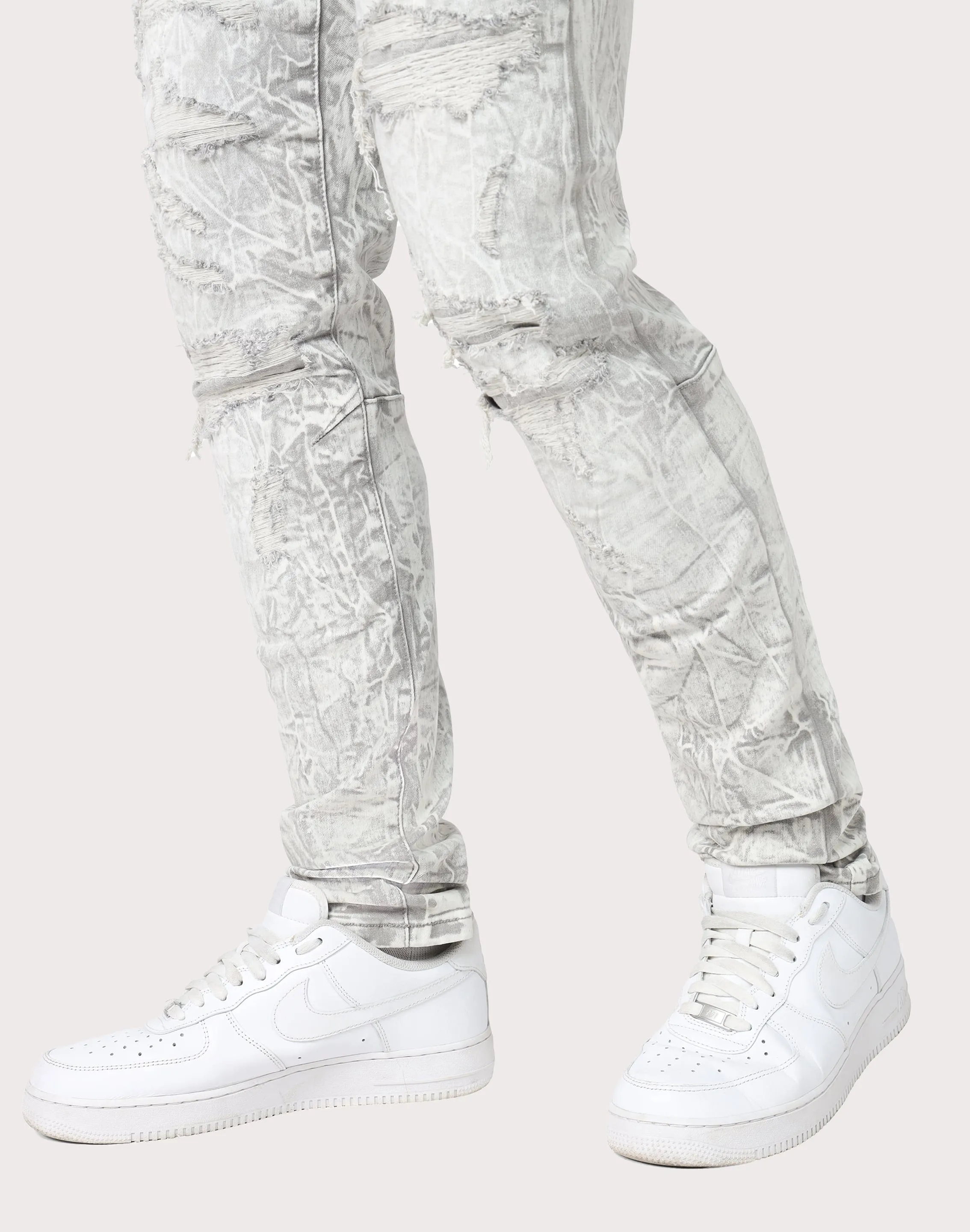 Grindhouse Slim Fit Mineral Wash Denim Jeans Happy Core