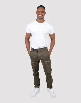 Grindhouse Twill Cargo Zip Pocket Pants Smooth Line