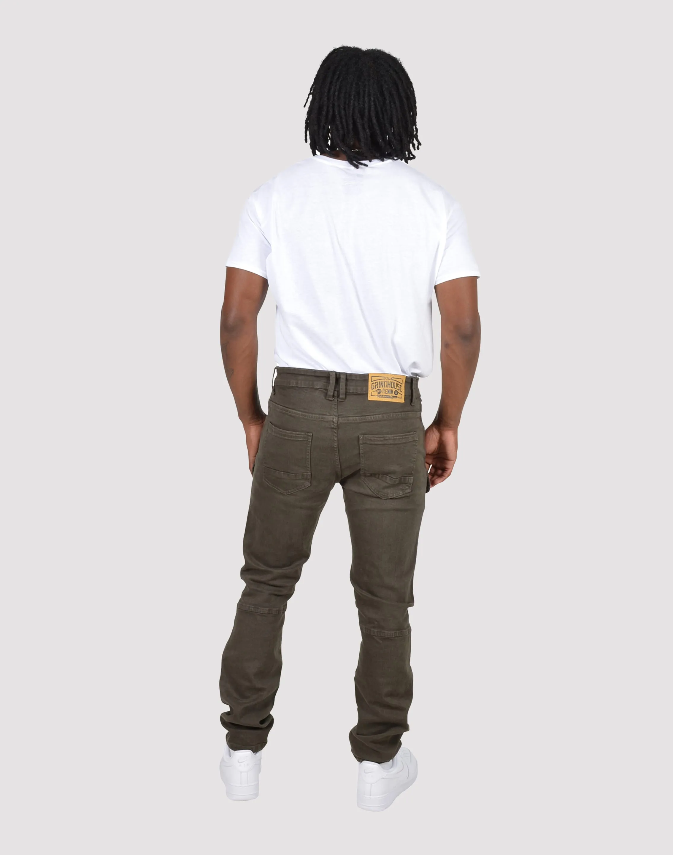 Denim Cool Global Edge Grindhouse Twill Front Cargo Log Zip Pants
