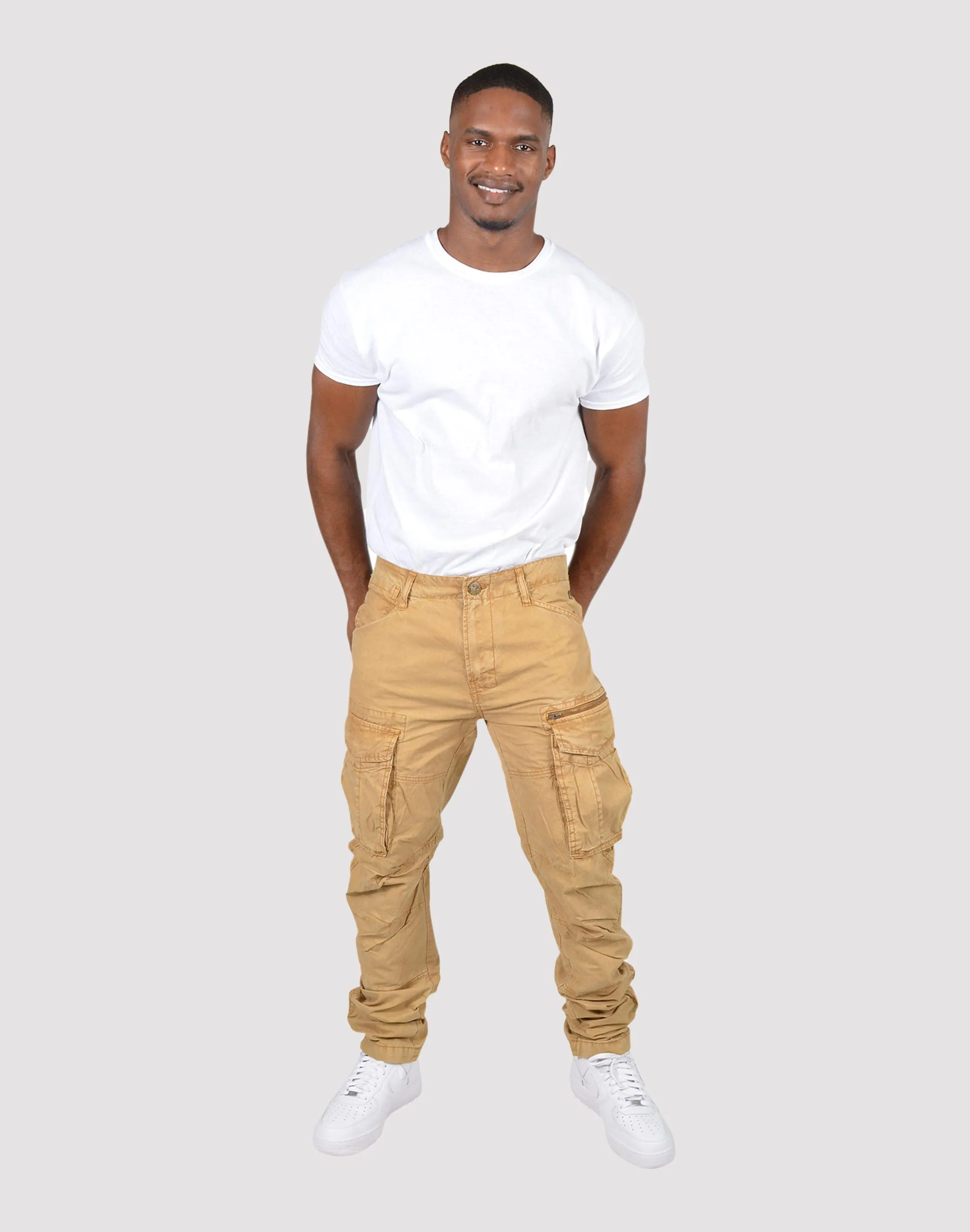 Grindhouse Twill Front Cargo Log Zip Rust Pants CompactPackaging