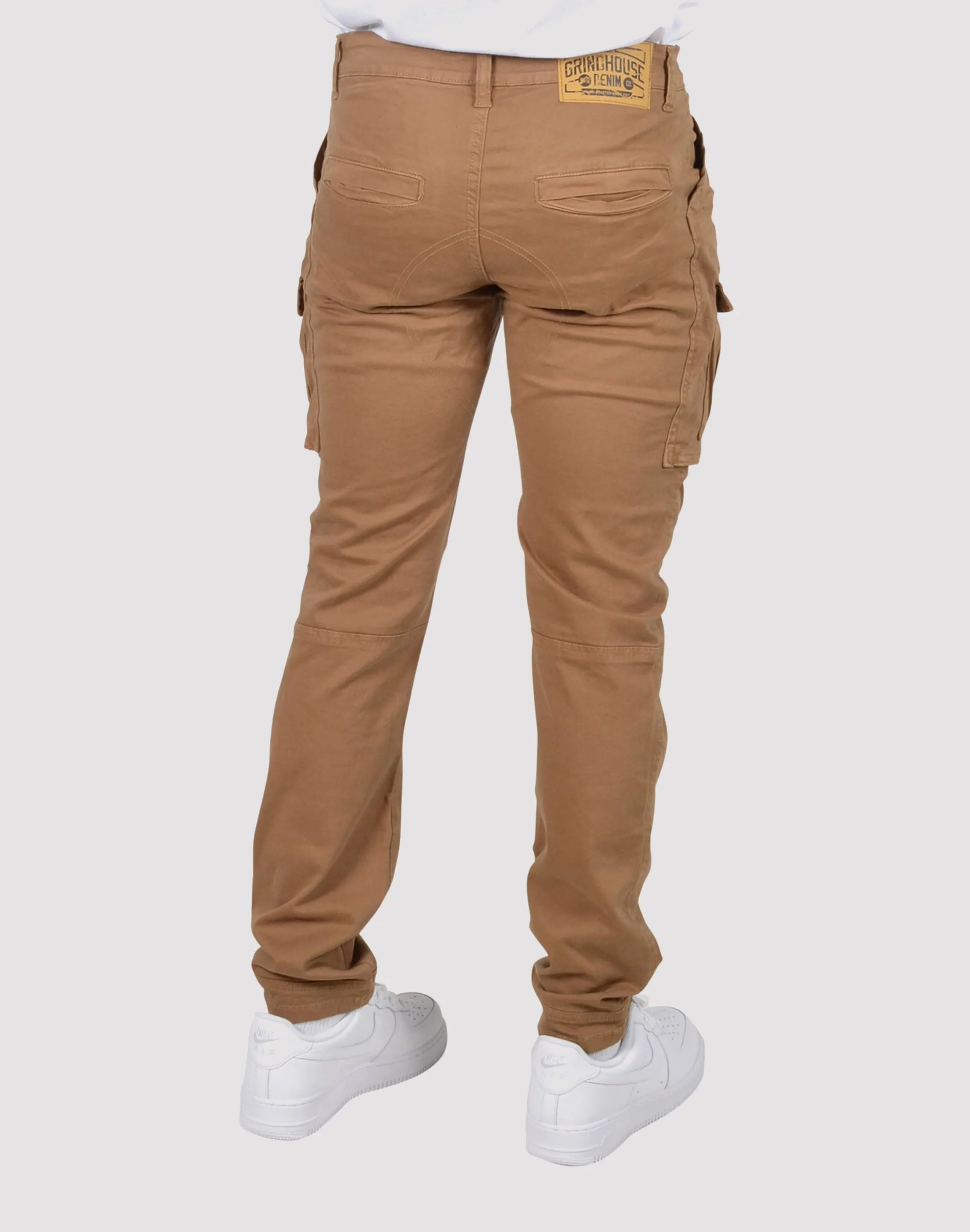 Grindhouse Twill Front Cargo Zip Pants Adjustable drawstring