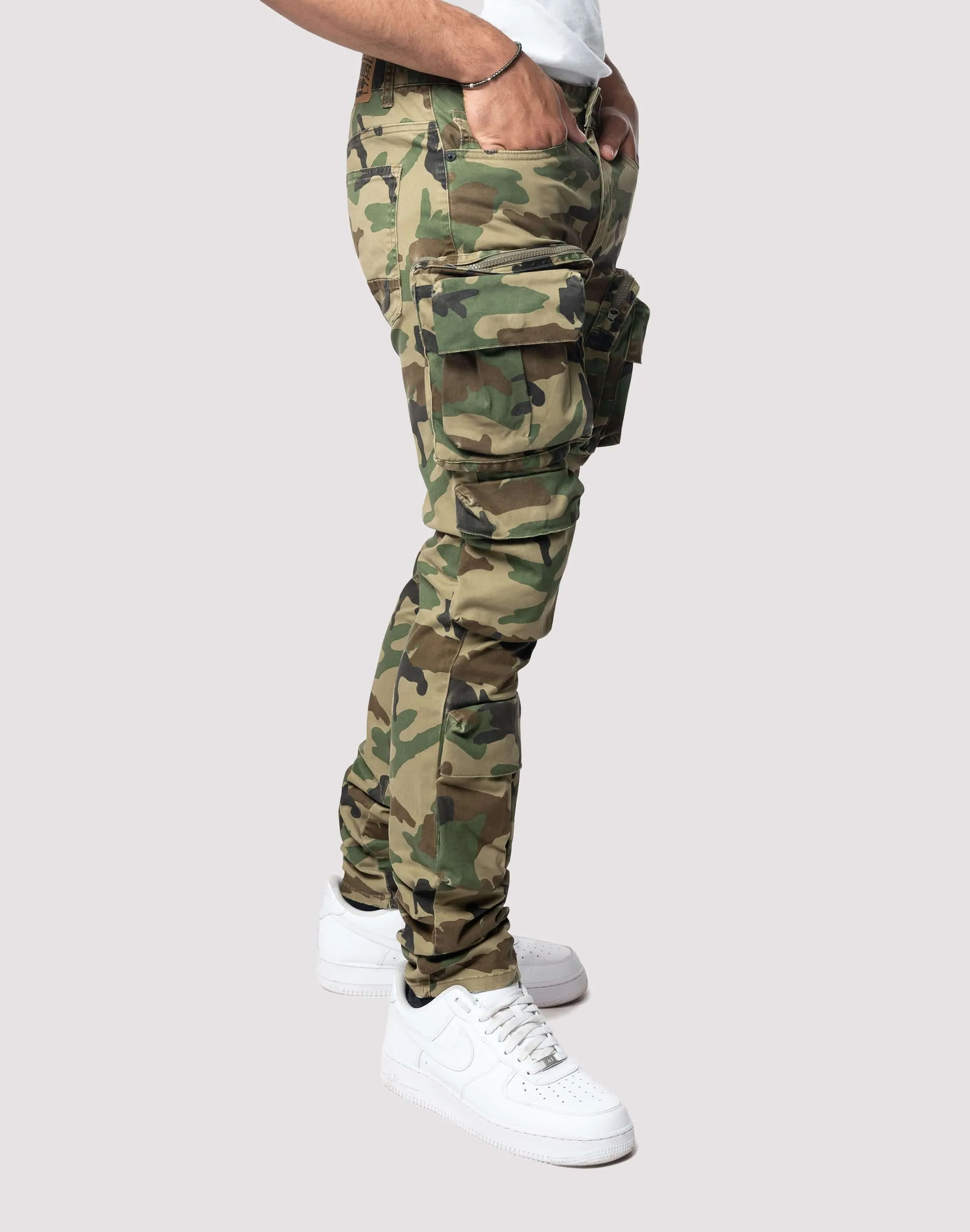 Grindhouse Twill Slim Fit Cargo Camo Pants LowMaintenanceMaterial