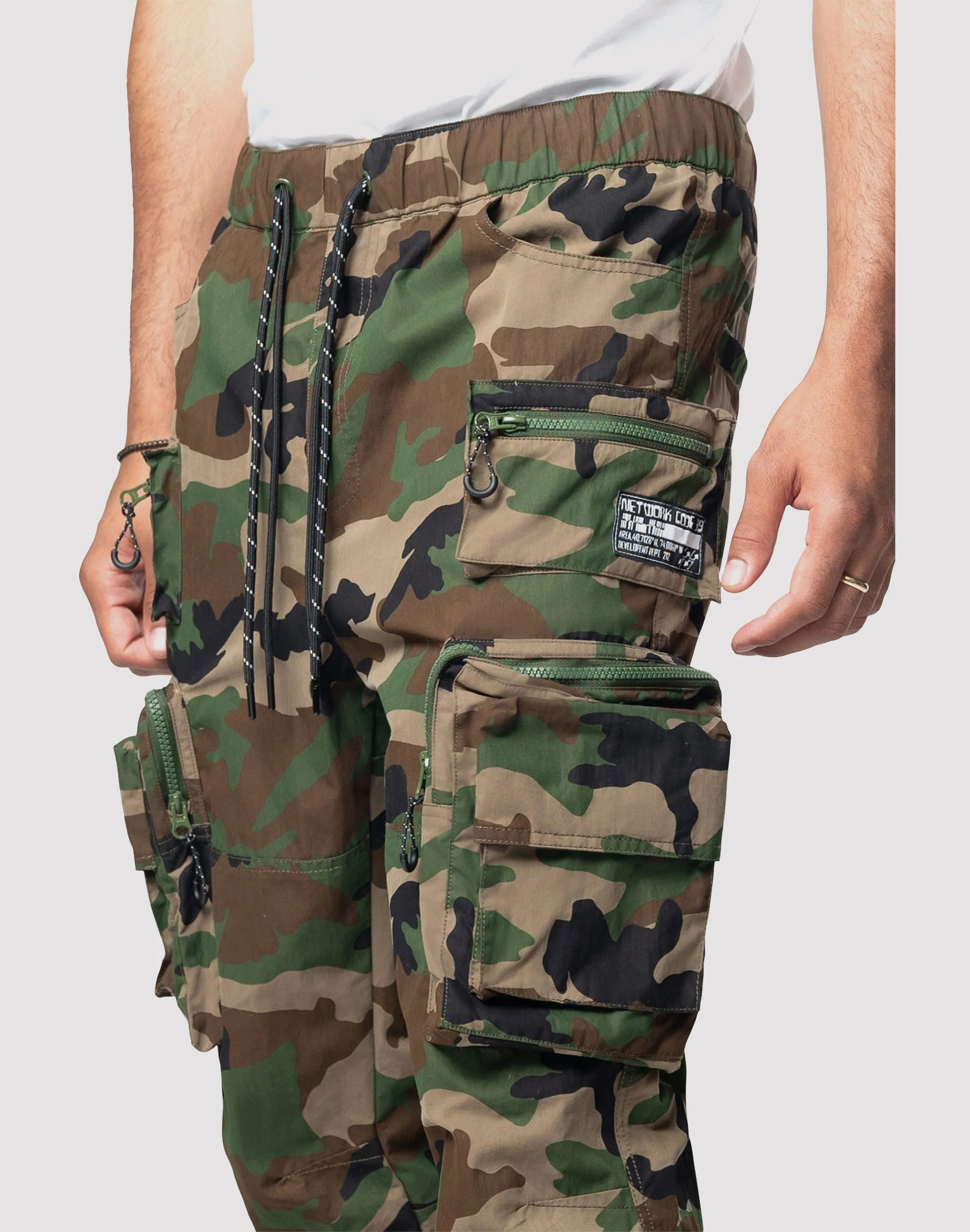 Grindhouse Utility Nylon Pants Green Fit