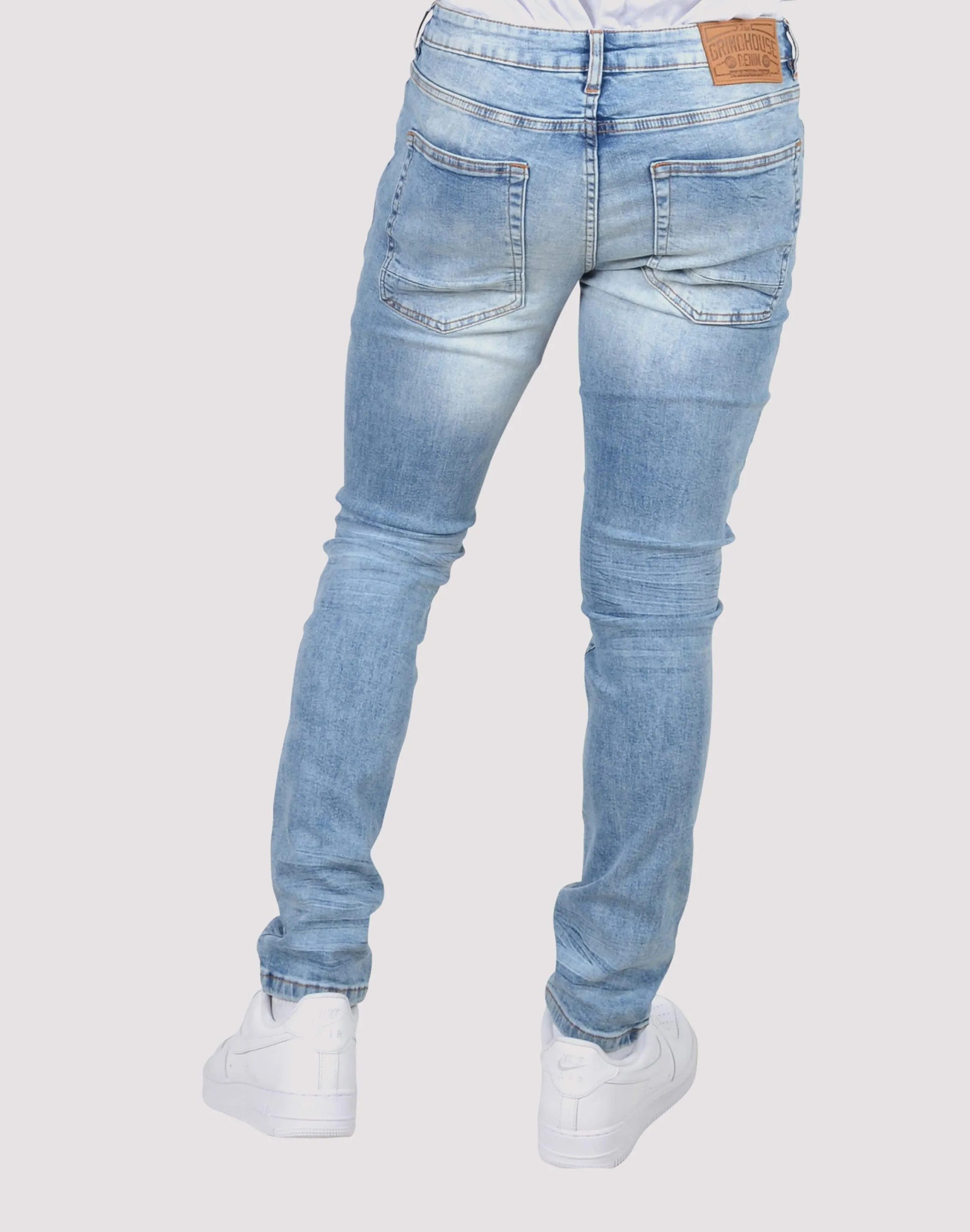 Grindhouse Vintage Rip N Repair Denim Jeans AntiClingFabric
