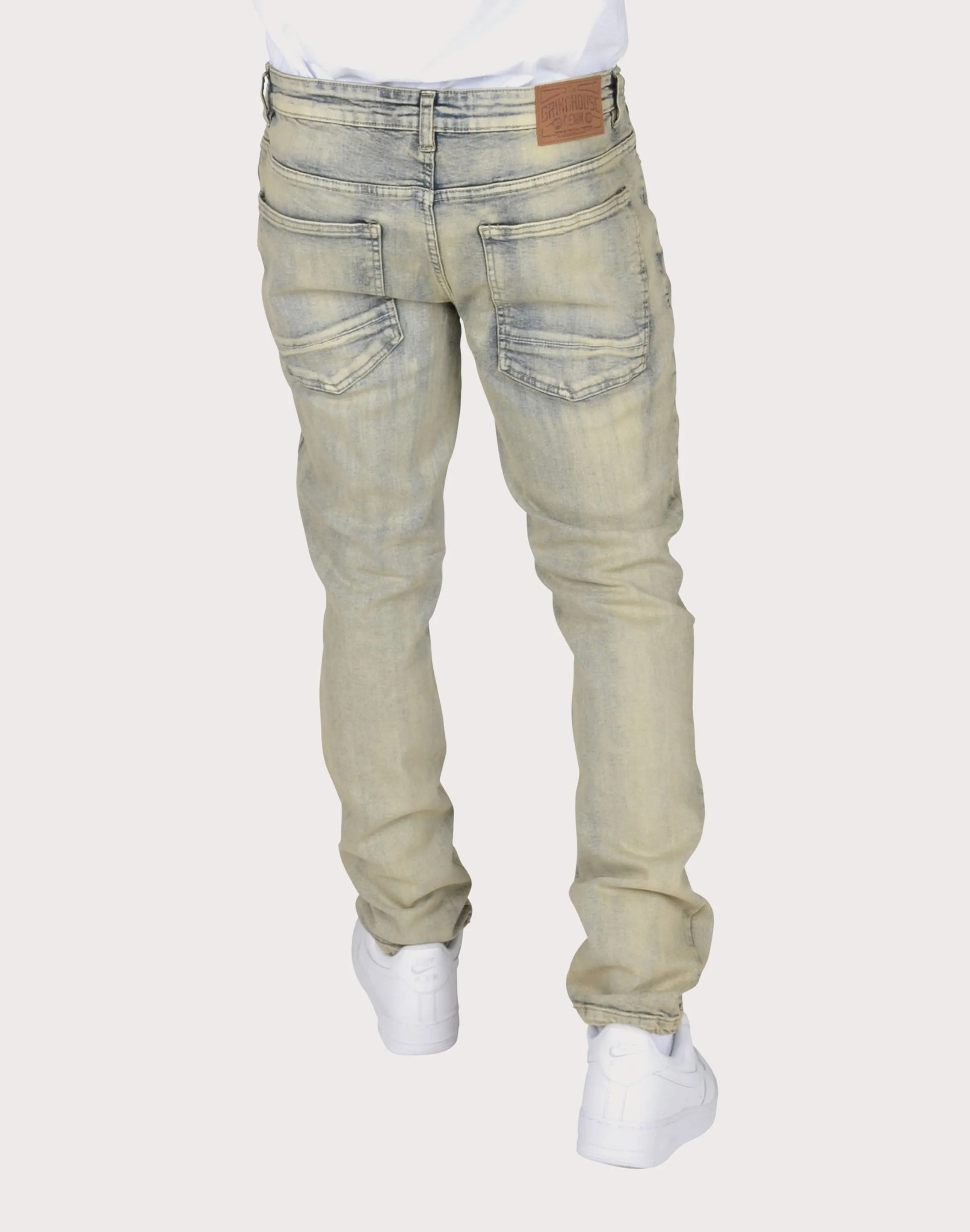 QuickPackable Design Grindhouse Vintage Ripped Denim Jeans