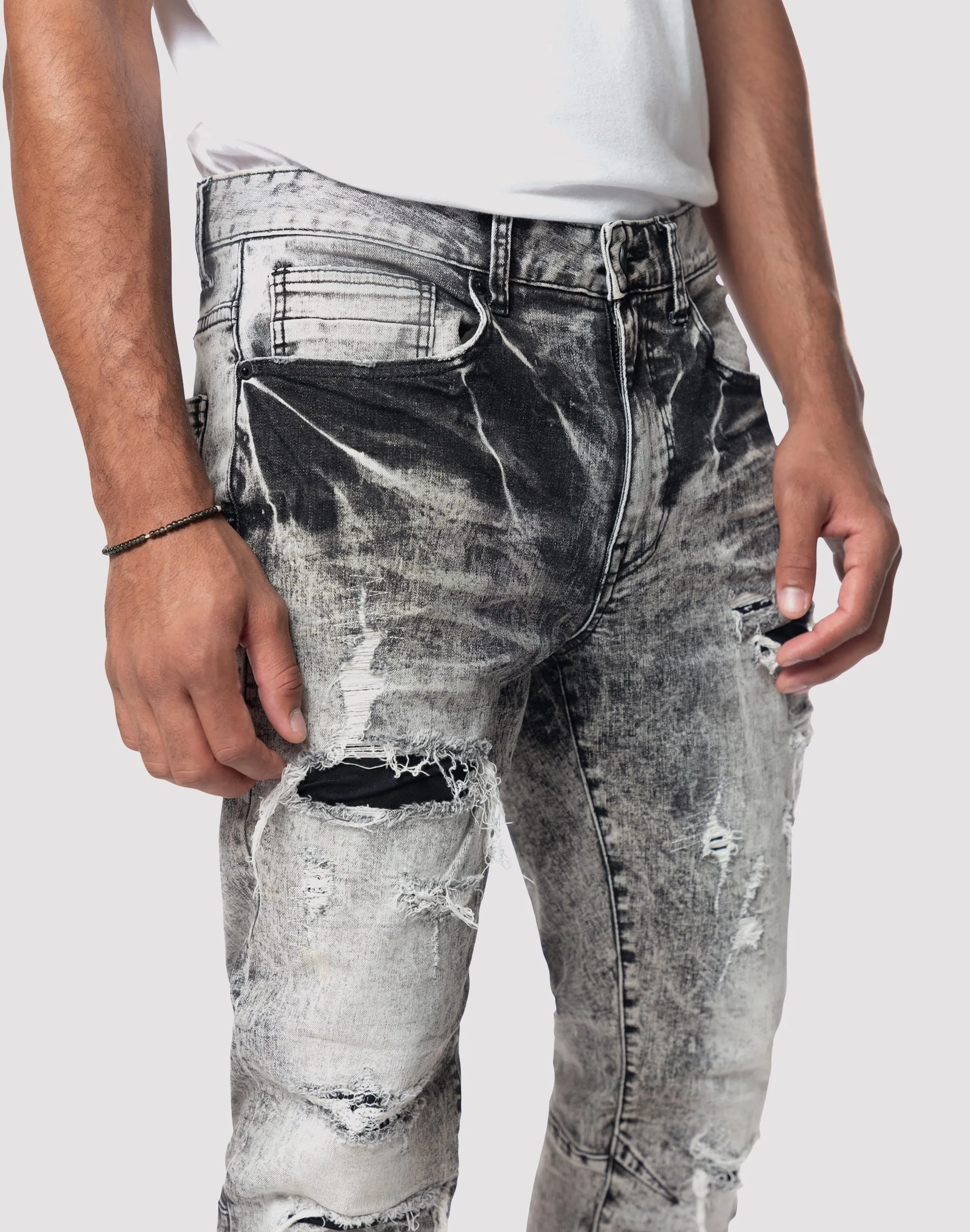 Grindhouse Vintage Wash Aurora Jeans Feather Glow
