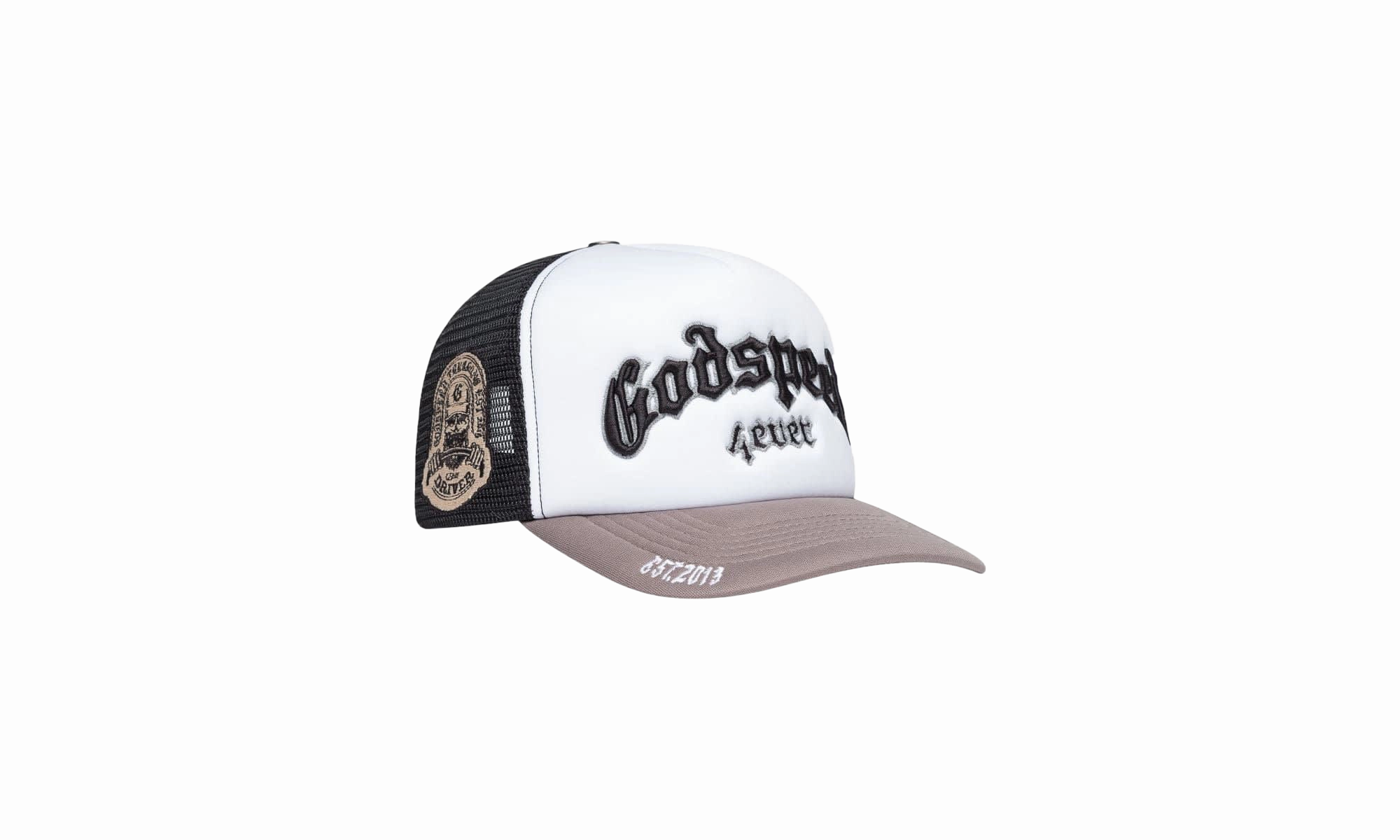 DurableCoverstitch GS Forever Foam Trucker Hat "White"