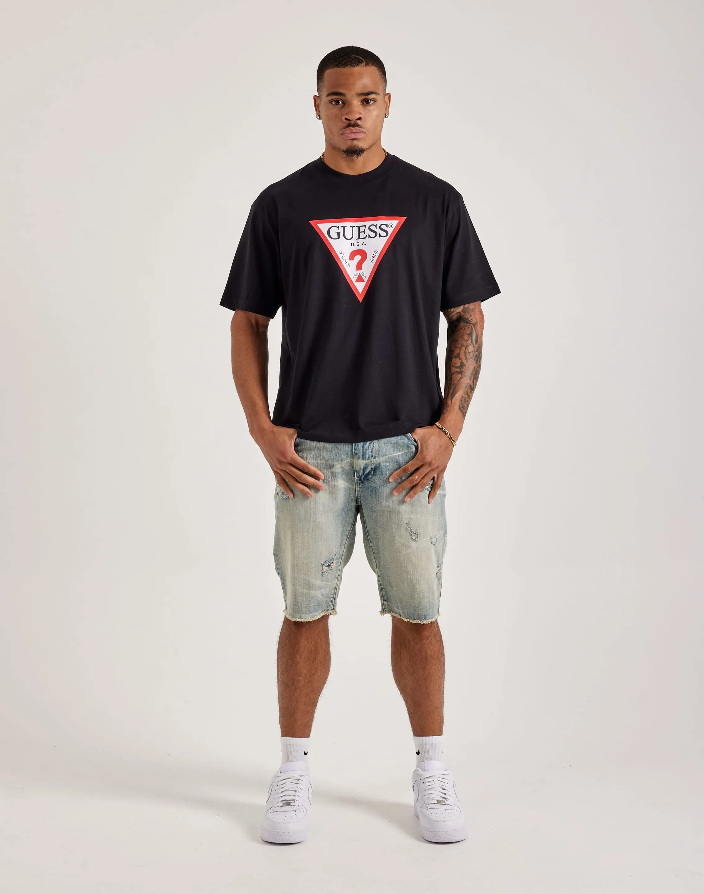 SweatAbsorbingTexture Guess Iconic Tee