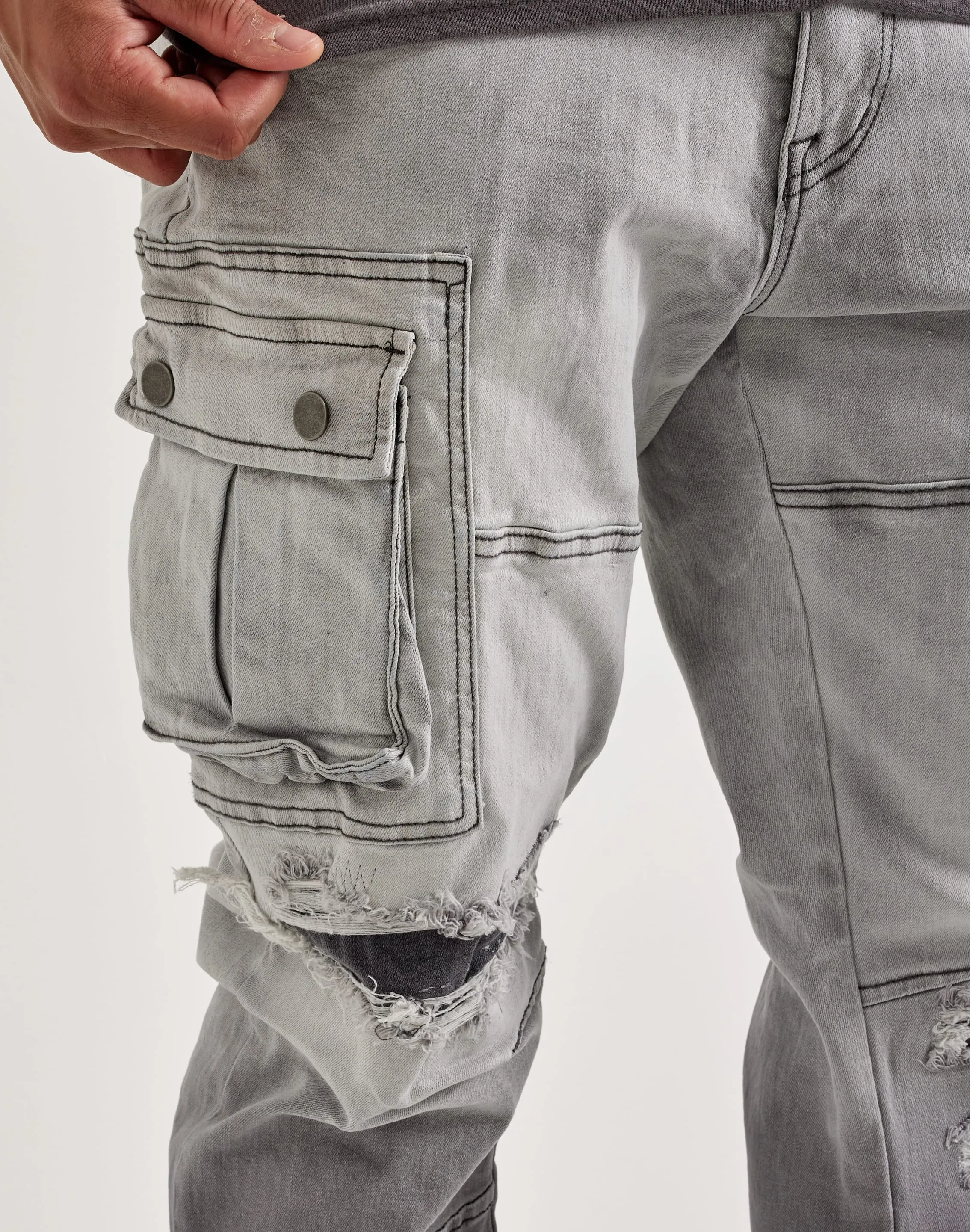 TearResistant Dynamic Glow Kloud 9 Straight Cargo Jeans