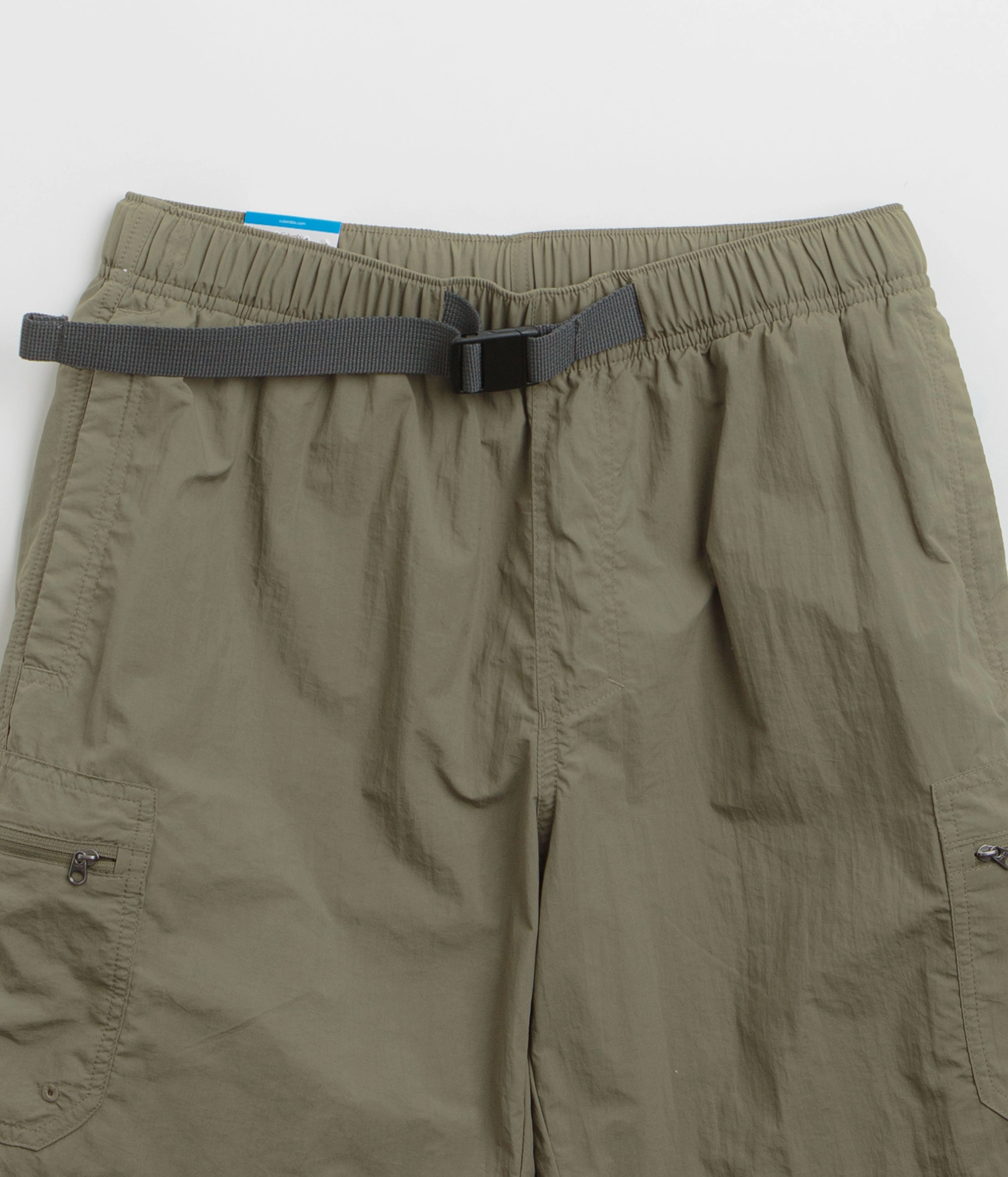 Columbia Mountaindale Cargo Shorts - Stone Green Sweat Wicking Technology