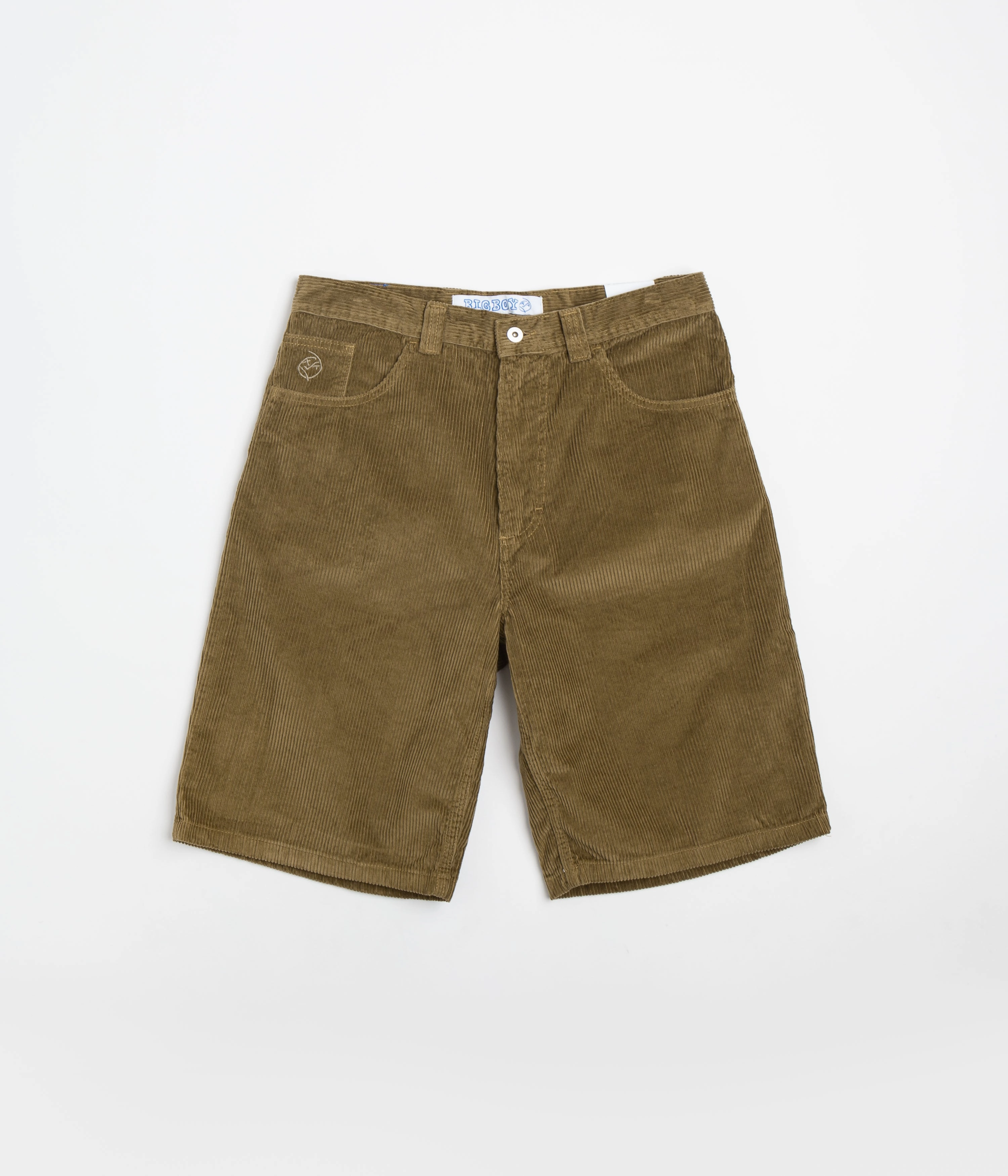 Polar Big Boy Cord Shorts - Brass Sports use Quick Access Pockets
