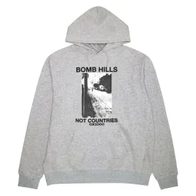 Streetwear vibe GX1000 - Bomb Hills Not Countries Hoodie Grey/Black