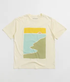 Retro Style Fitted Mollusk Earth Exercise T-Shirt - Super Natural