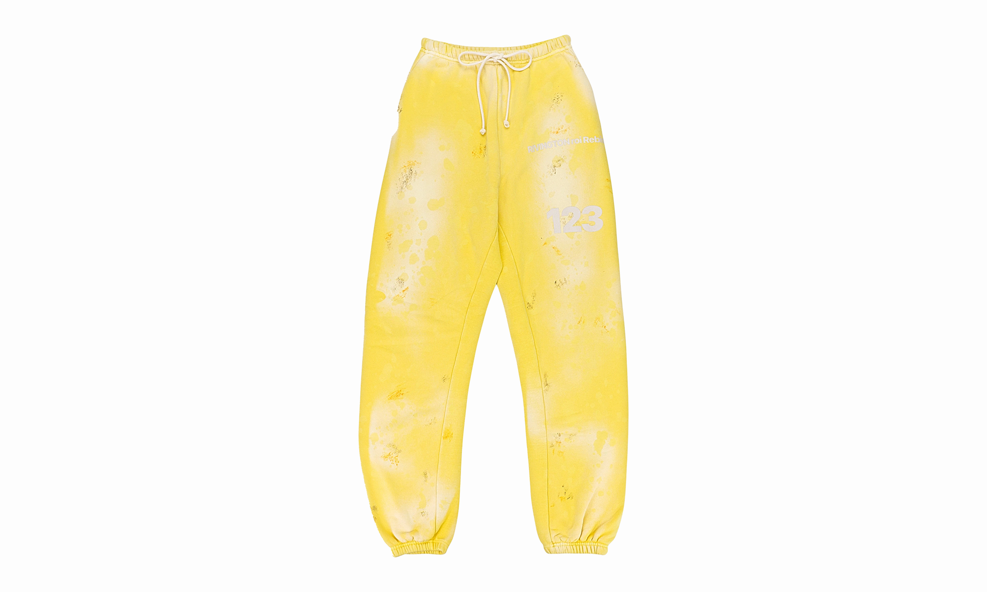 GYM BAG JOGGERS SWEATPANTS "Yellow"
