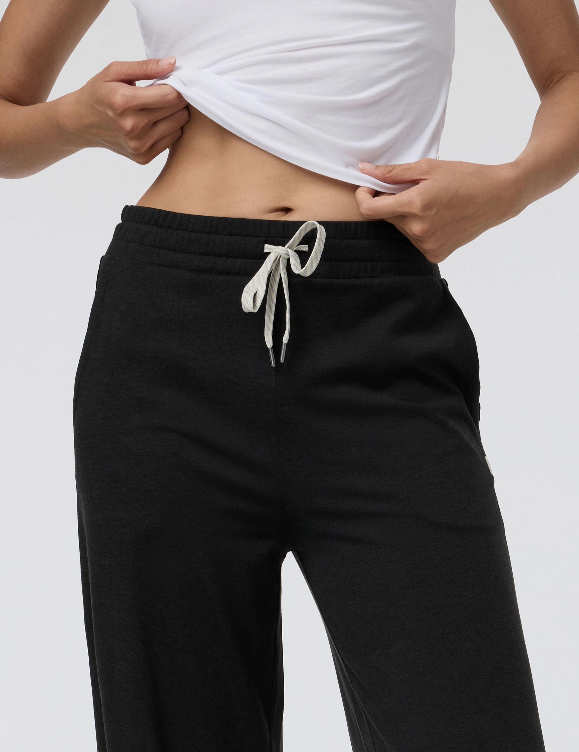 Halo Essential Wideleg - Black Heather Ergonomic Pattern Cutting