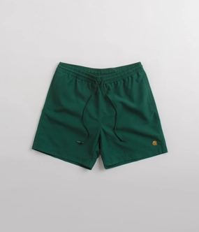 Day Trip Wear Cargo Pockets Carhartt Chase Swim Trunks - Chervil / Gold