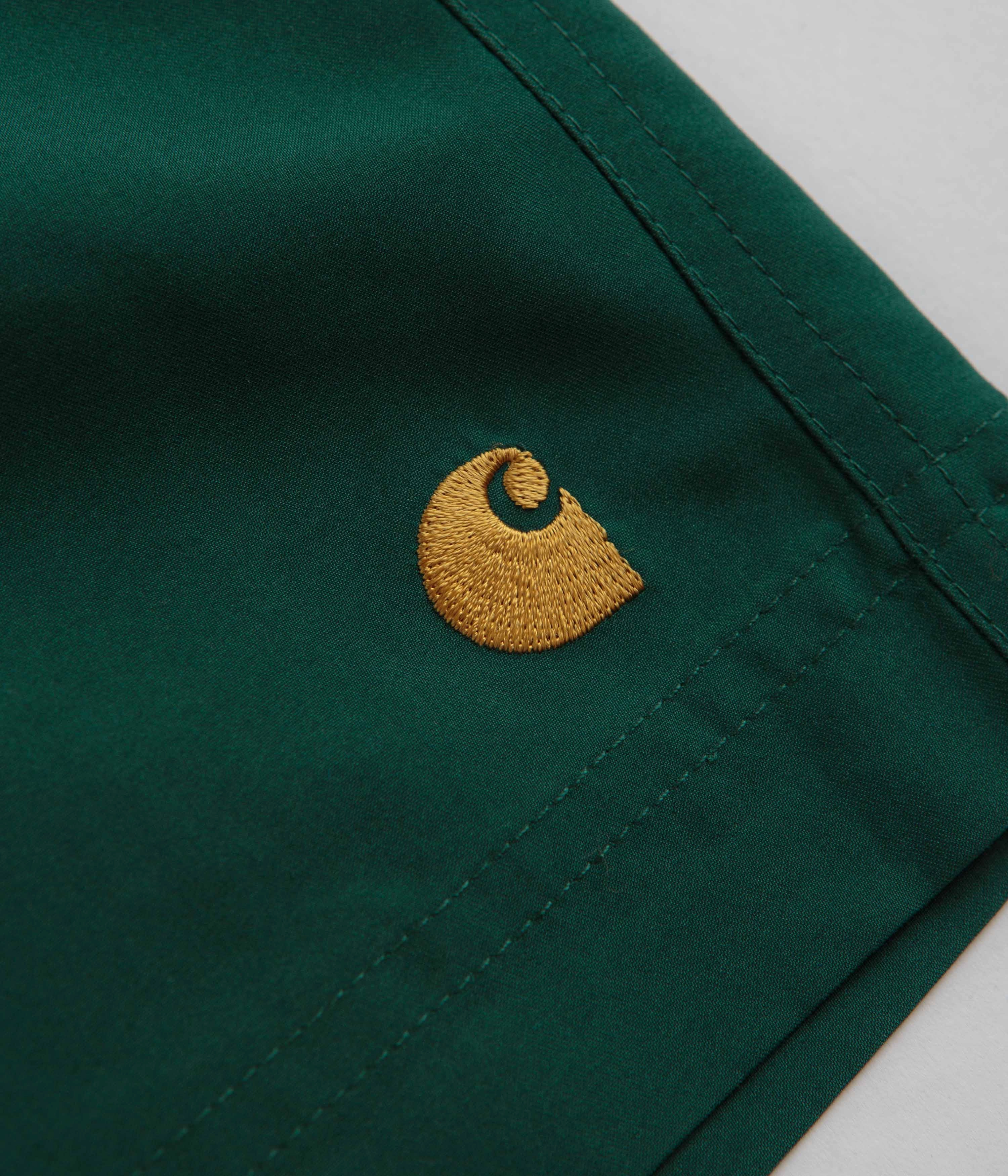 Carhartt Chase Swim Trunks - Chervil / Gold surf wear