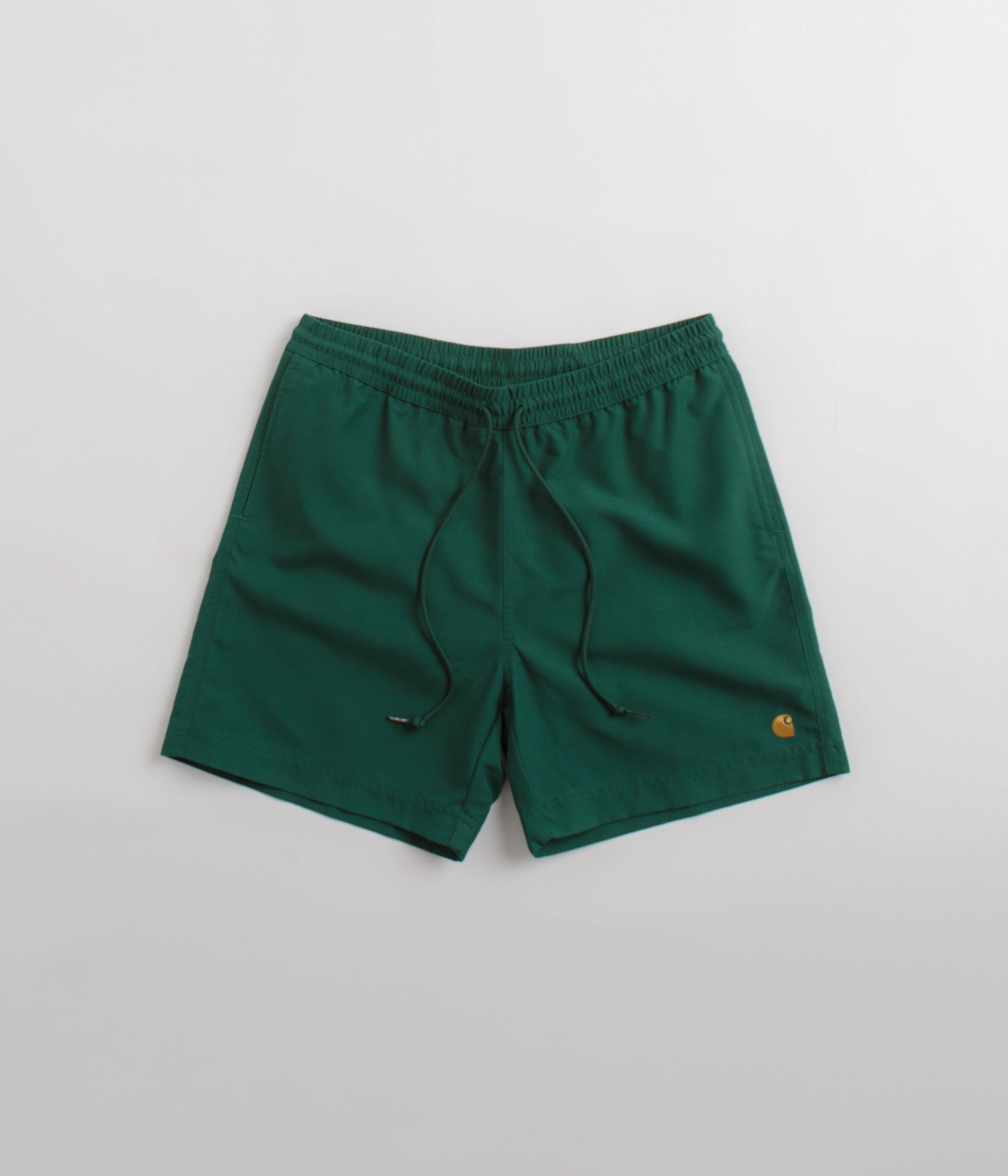 Day Trip Wear Cargo Pockets Carhartt Chase Swim Trunks - Chervil / Gold