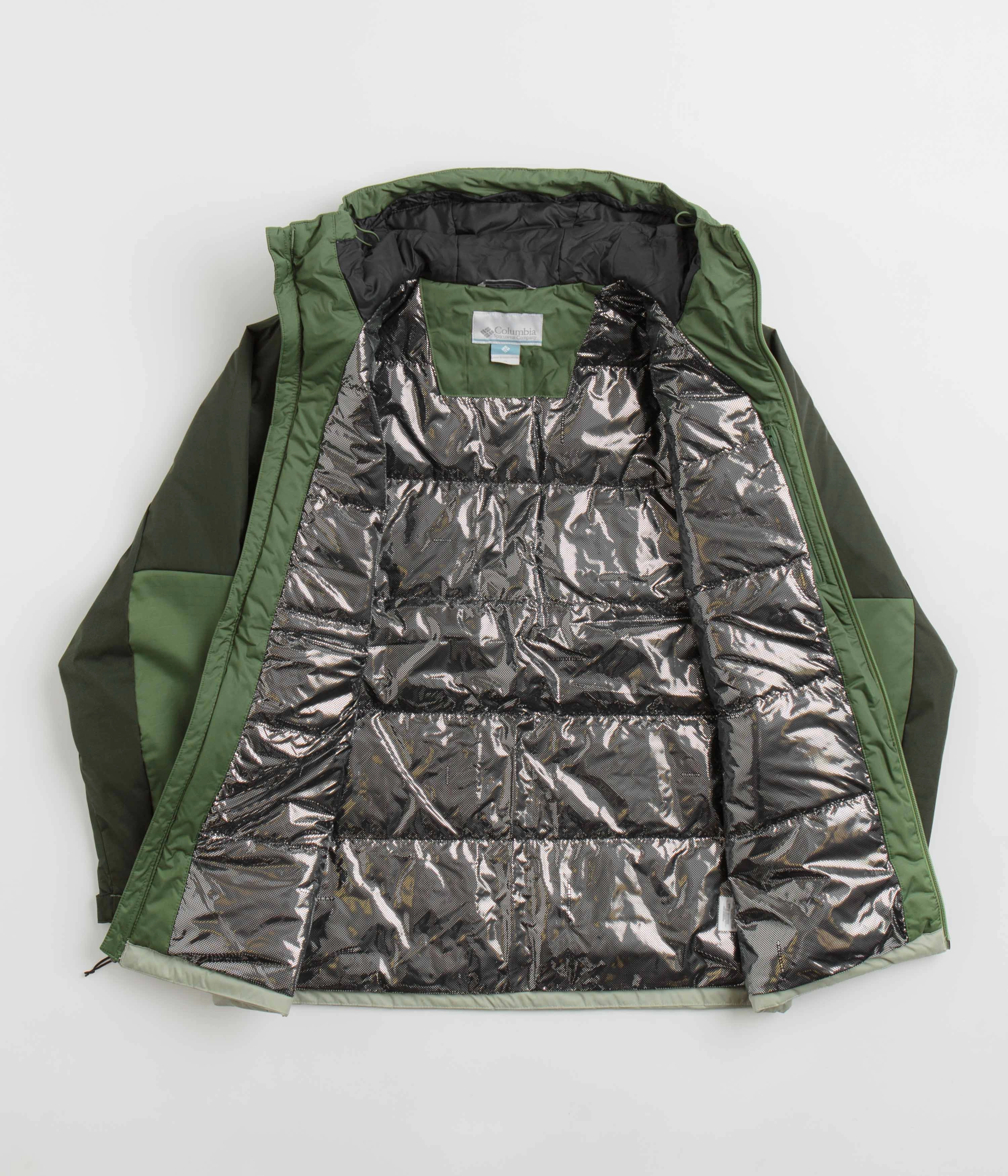 Columbia Point Park II Insulated Jacket - Canteen / Greenscape / Safari Thermal Lining Teens