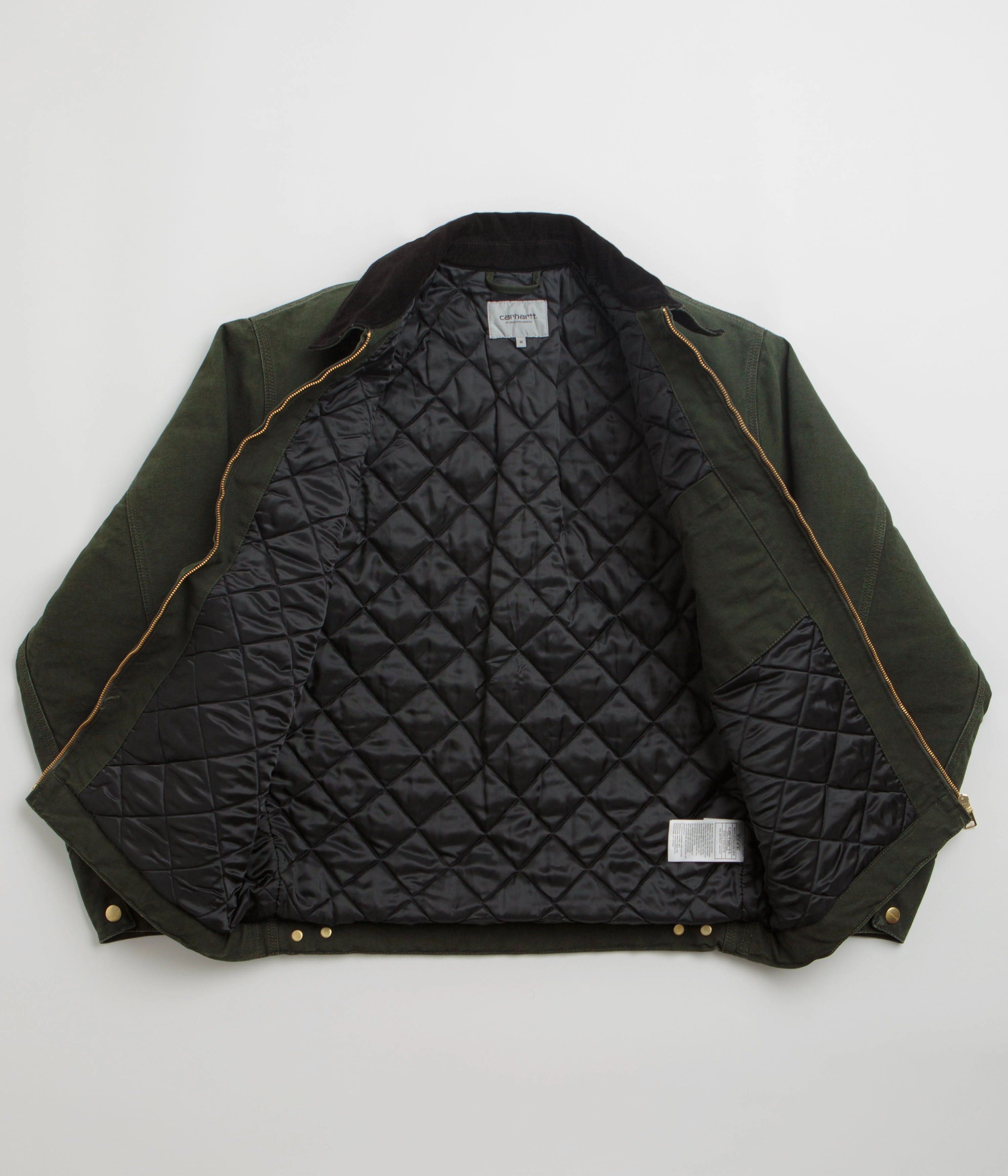 Lust Carhartt OG Detroit Jacket - Olive / Black Stone Canvas