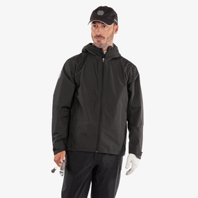 Akron PERTEX Waterproof Jacket Black Hexagonal Quilted Pattern Merchandise