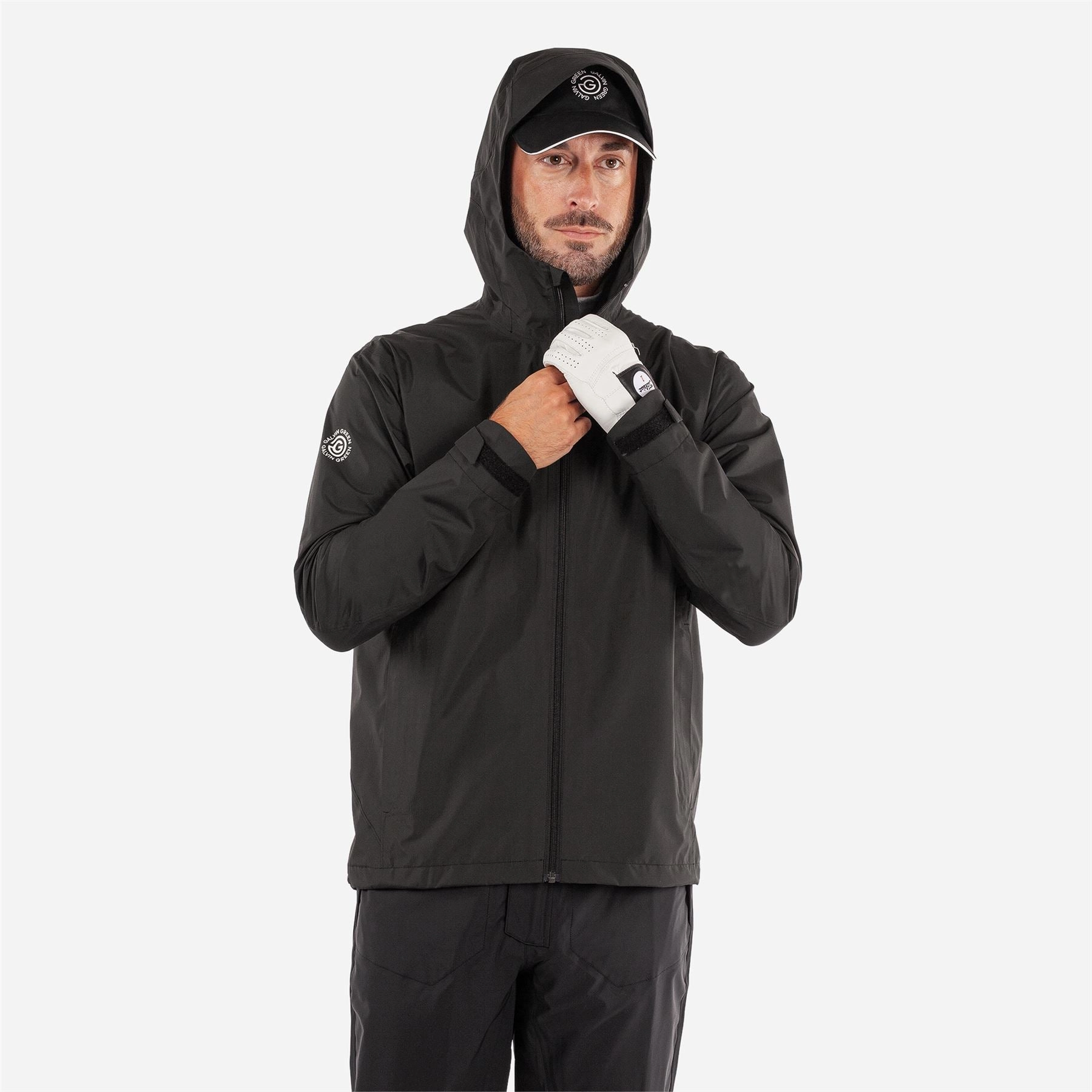 Layer Base farmers Akron PERTEX Waterproof Jacket Black