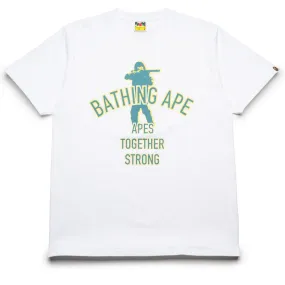A Bathing Ape Soldier ATS Tee - White Unisex Design Cruise