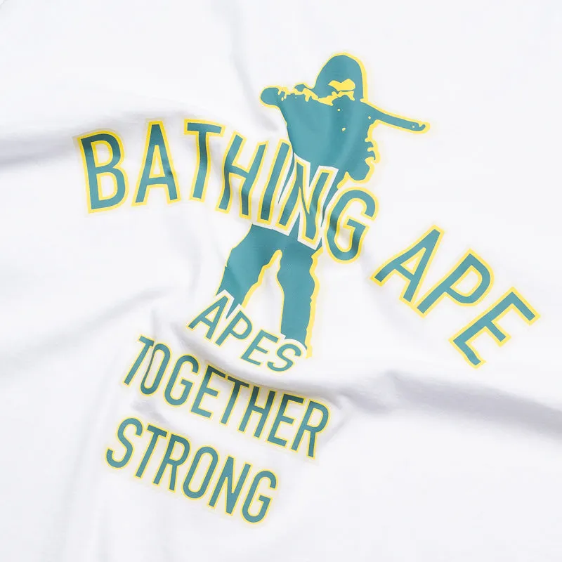 Senior Style A Bathing Ape Soldier ATS Tee - White