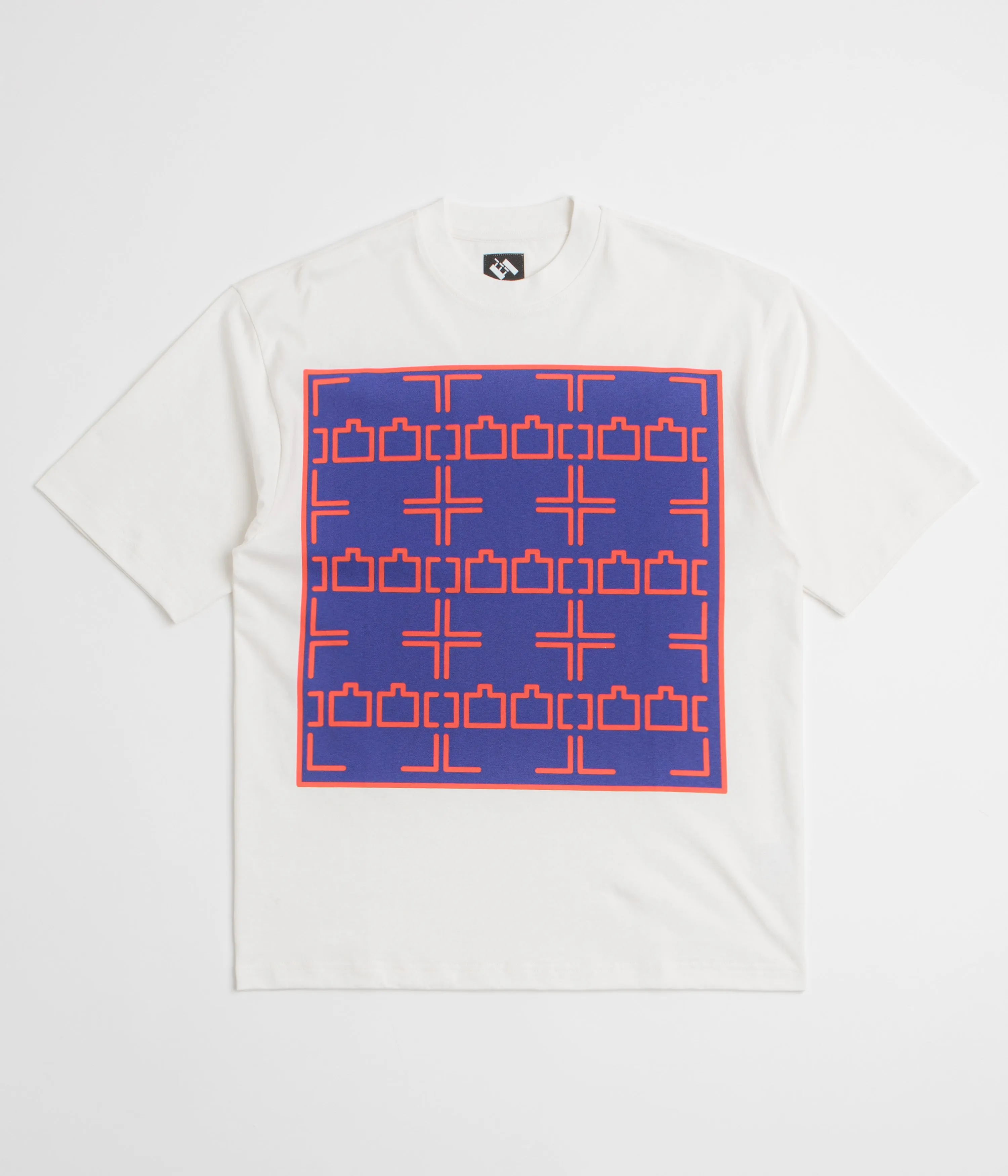 The Trilogy Tapes Dashed Line T-Shirt - White Plus Size