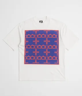 The Trilogy Tapes Dashed Line T-Shirt - White Plus Size