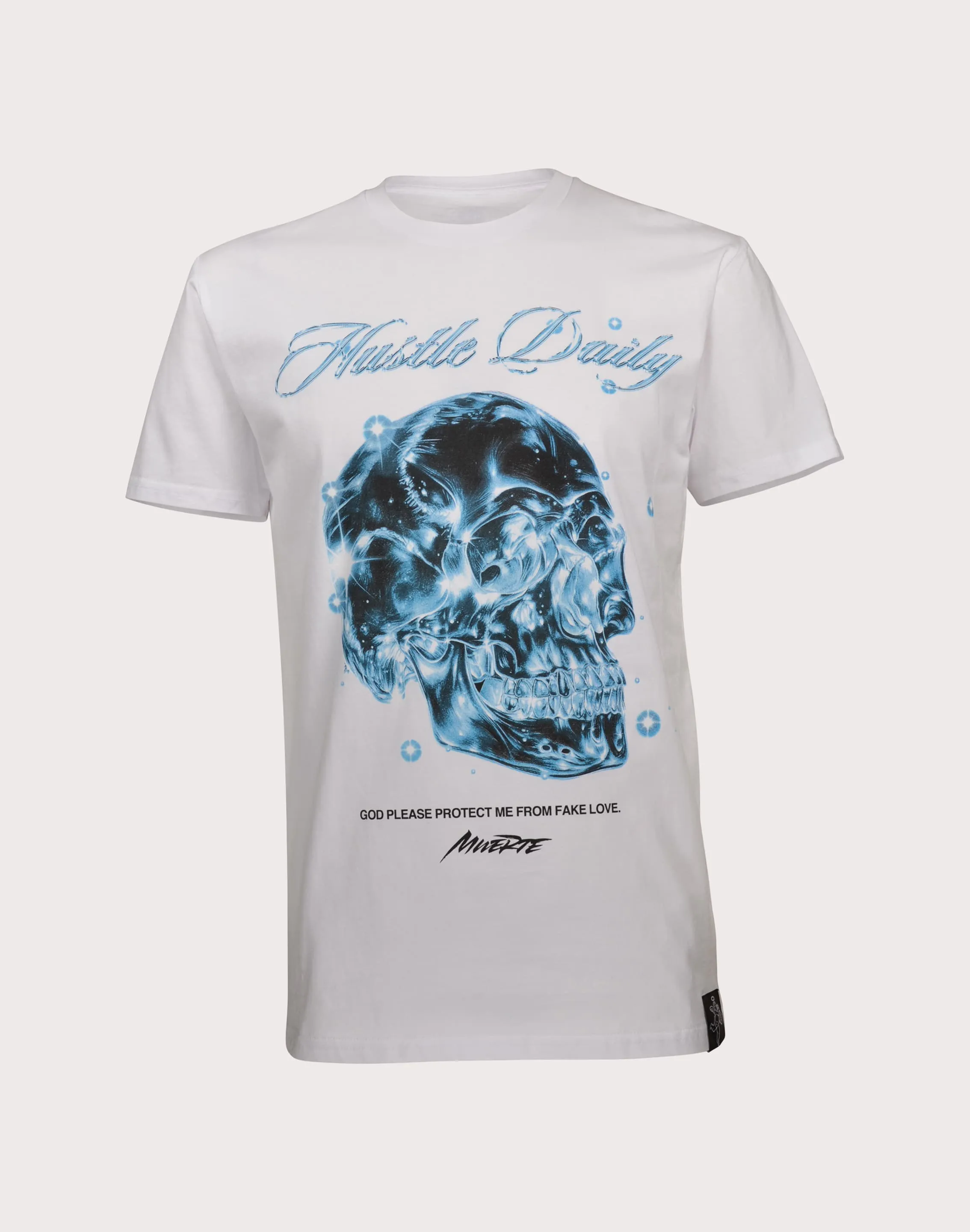 Road Soul HASTAMUERTE LLC Hasta Muerte Glass Skull AJ11 Tee