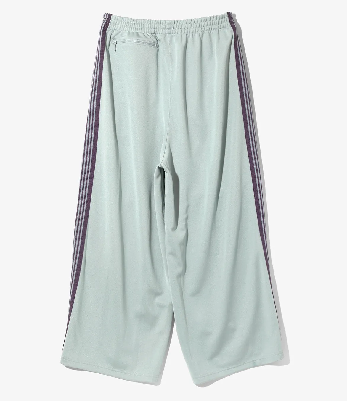 DoubleStitchedSeams ShapeRetentionCloth H.D TRACK PANT POLY SMOOTH - SAX BLUE