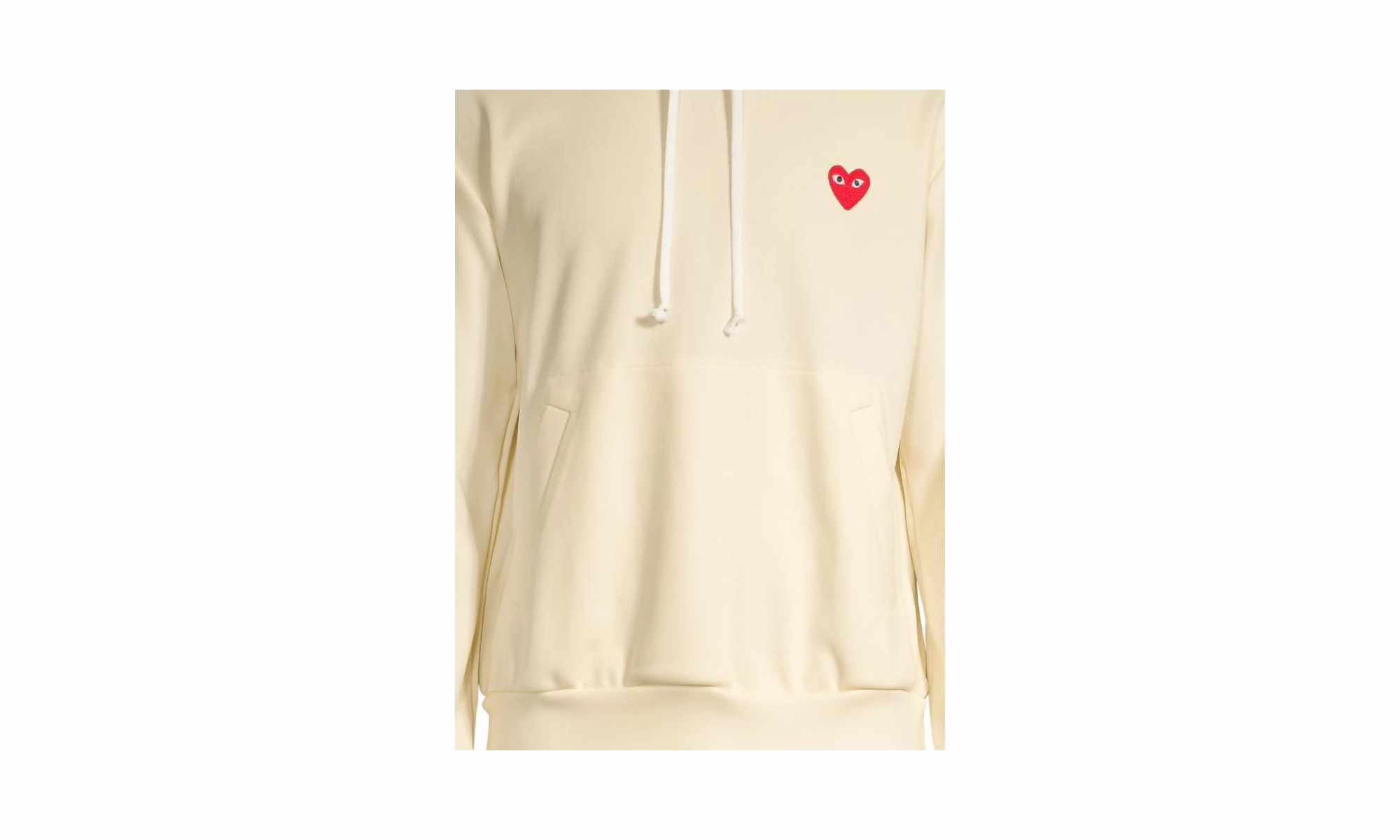 Heart Pullover Hoodie "Beige"