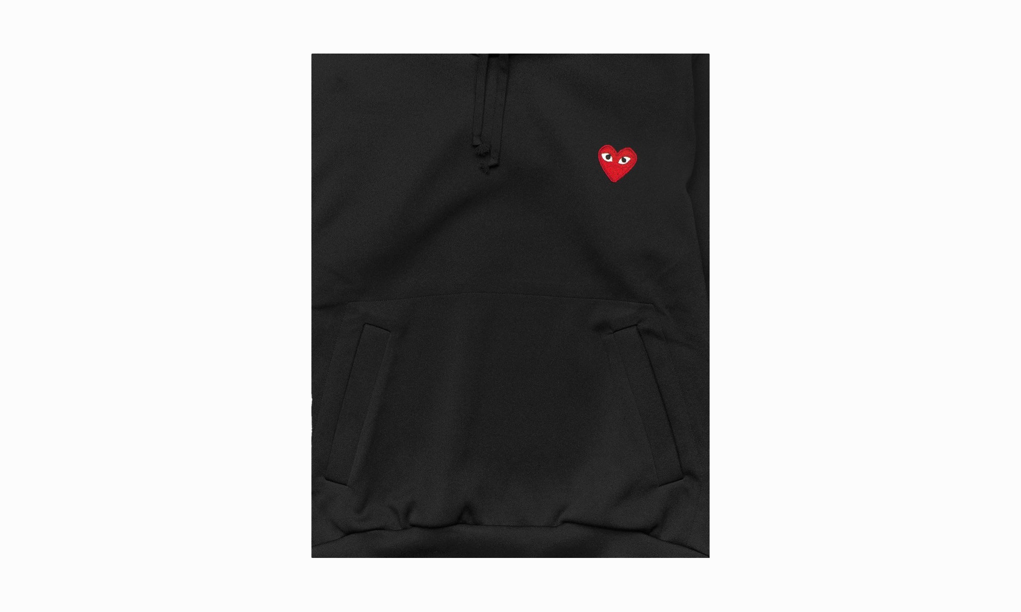 Heart Pullover Hoodie "Black"