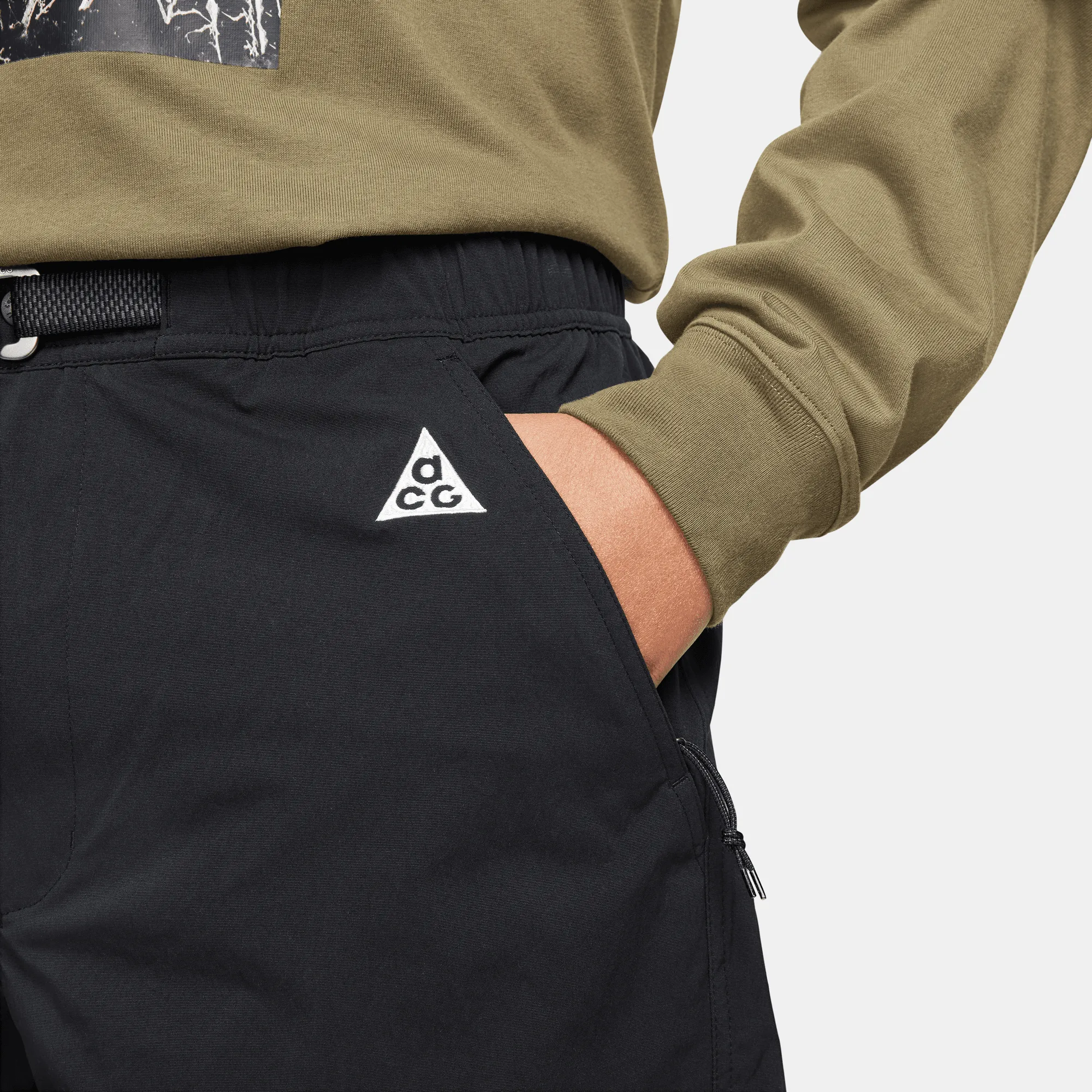 TemperatureRegulatingLining Boss Vibe ACG MENS HIKING SHORTS - BLACK / ANTHRACITE / SUMMIT WHITE