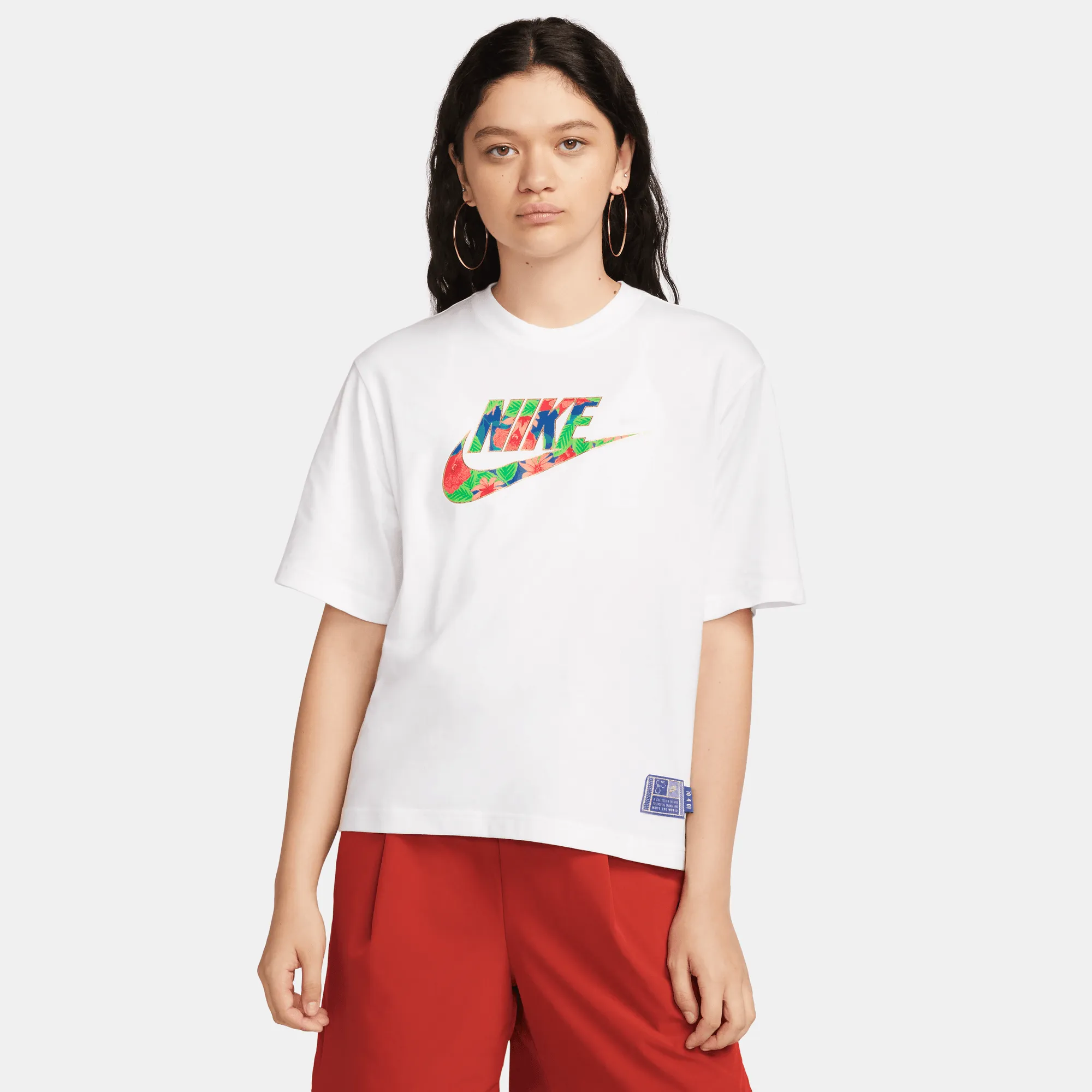 Organic Cotton Meeting Ready WMNS LOGO TEE - WHITE