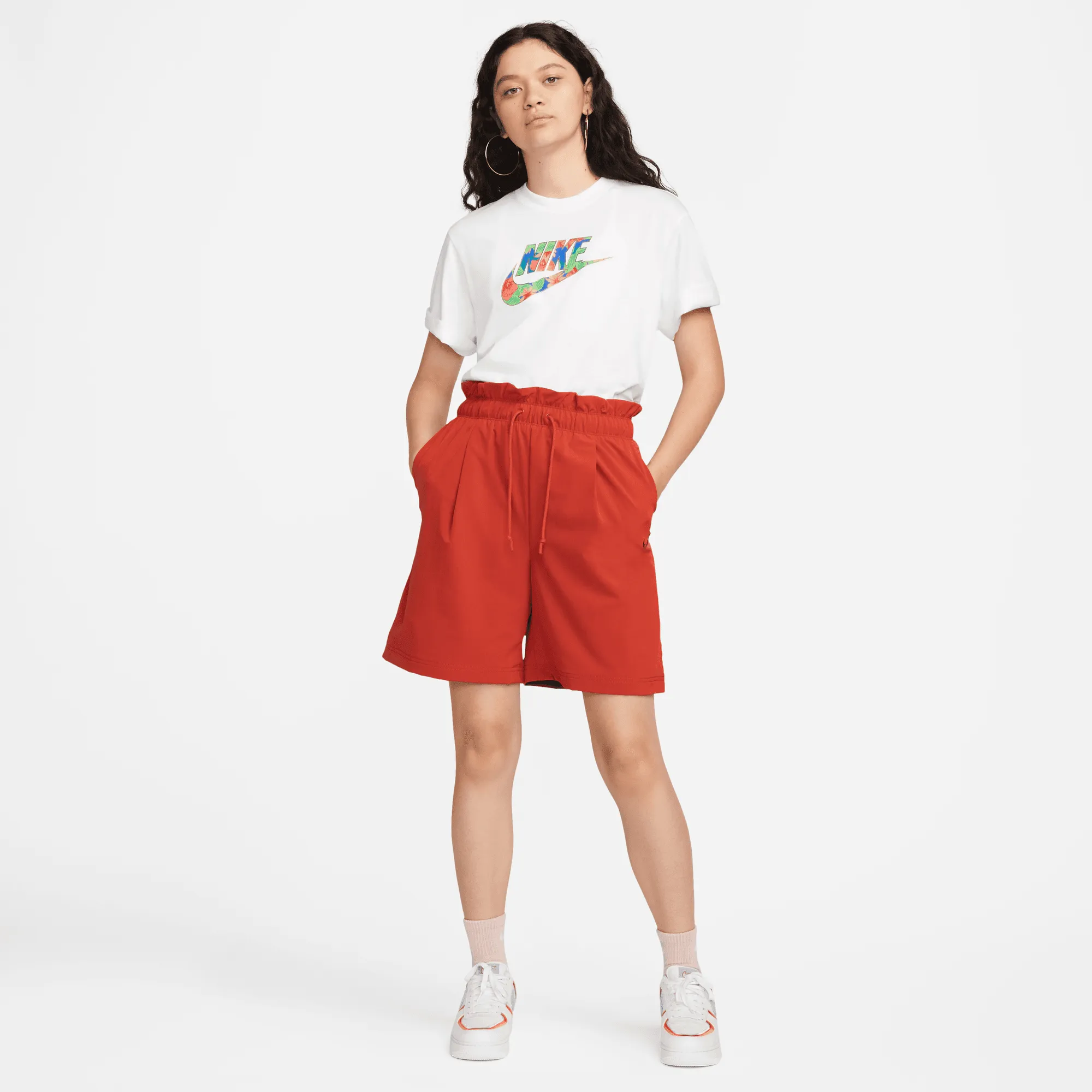 Quick Core WMNS LOGO TEE - WHITE