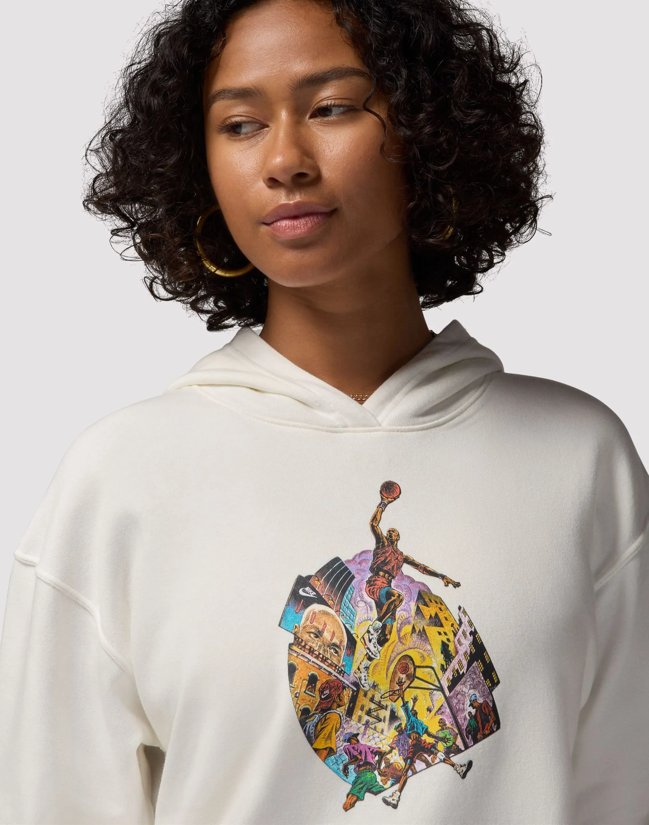 QuickDrying Fiber Jordan Brooklyn Fleece Graphic Pullover Hoodie