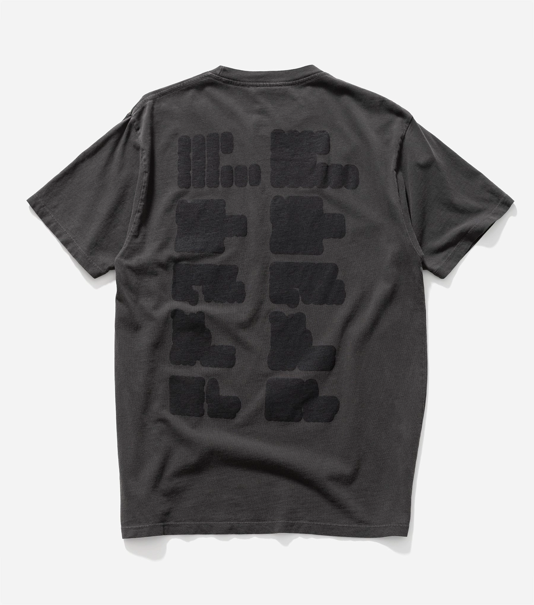 Location Souvenir (Washed Black) Raw Edge Finish Thermal Regulation Fabric