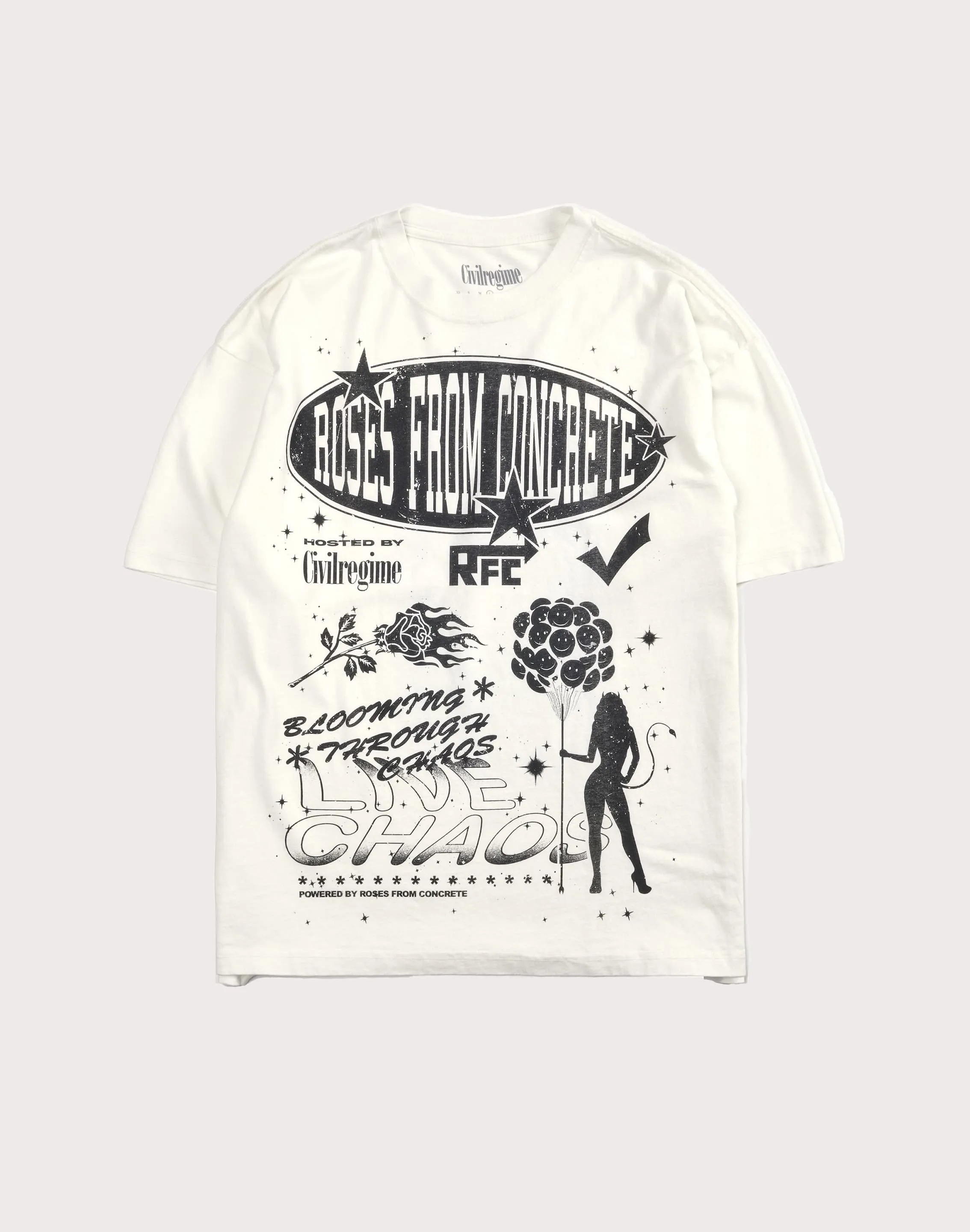 Jump Core Snug fit CIVIL CLOTHING American Class 3 Fire Extinguisher Oversized Tee