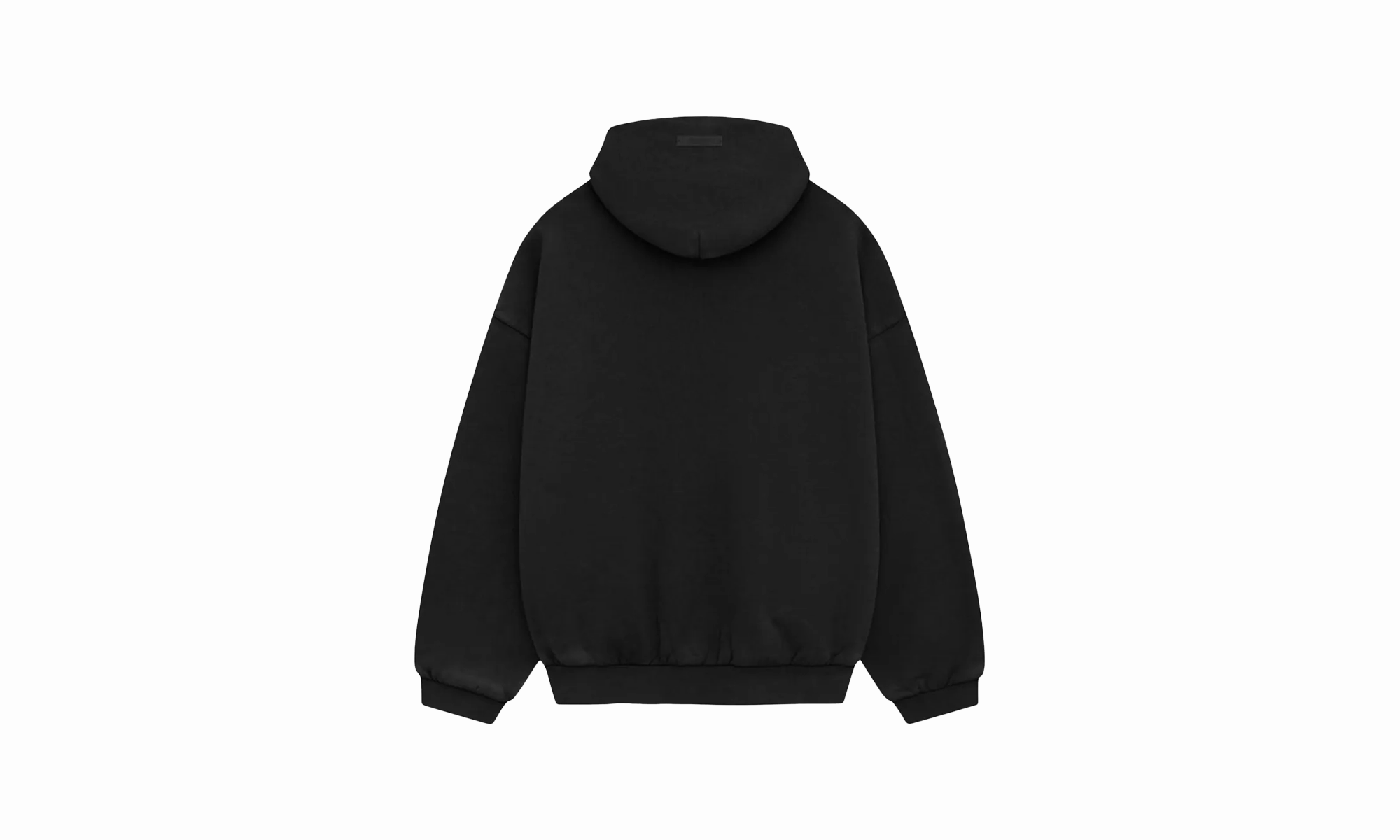 Heavy Fleece Shrunken Hoodie "Black" StaticResistantLining